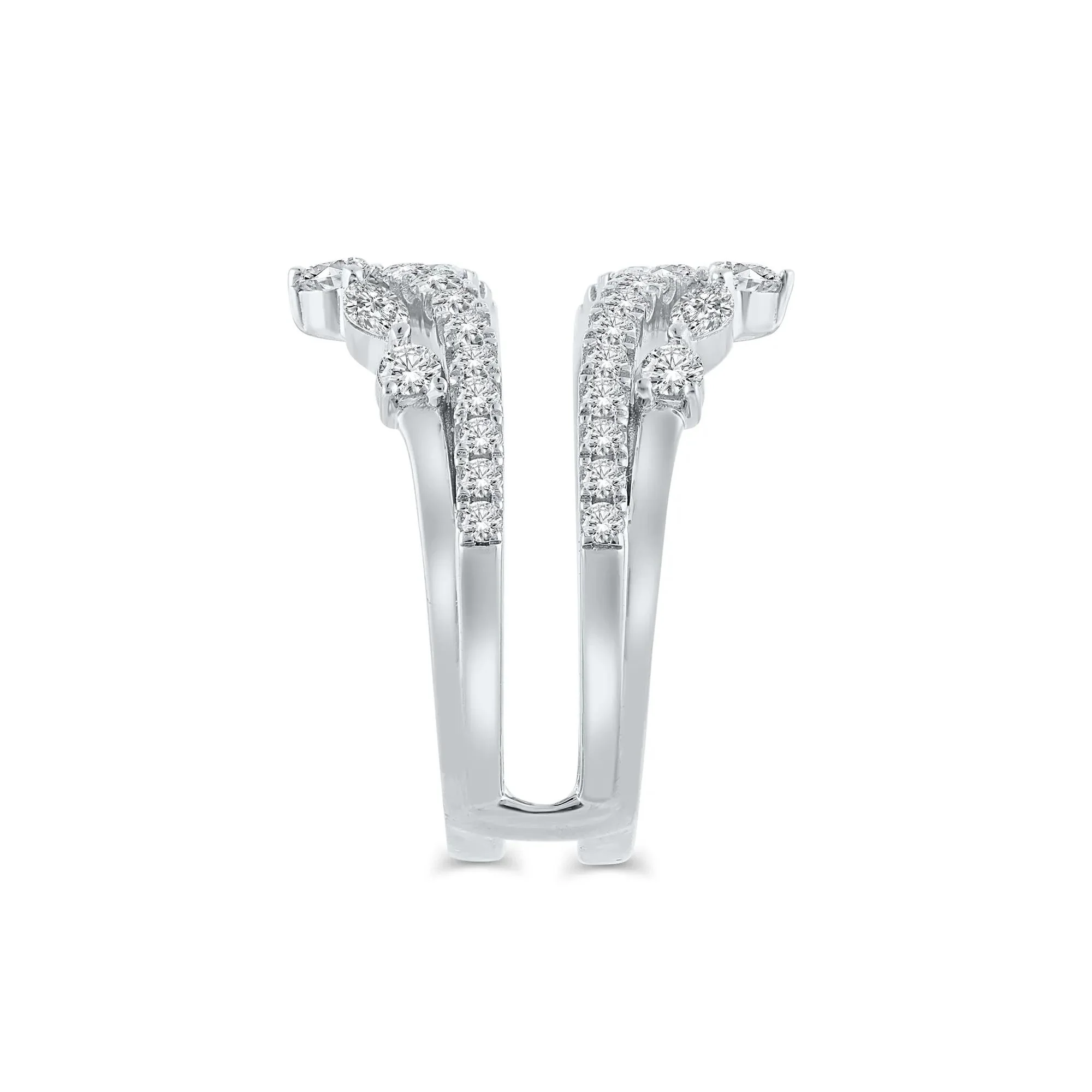 1/4 CT. Tw. Lab Grown Diamond Insert 14K White Gold (1-) Ring Round Brilliant Cut Size 8.5 - Image 3