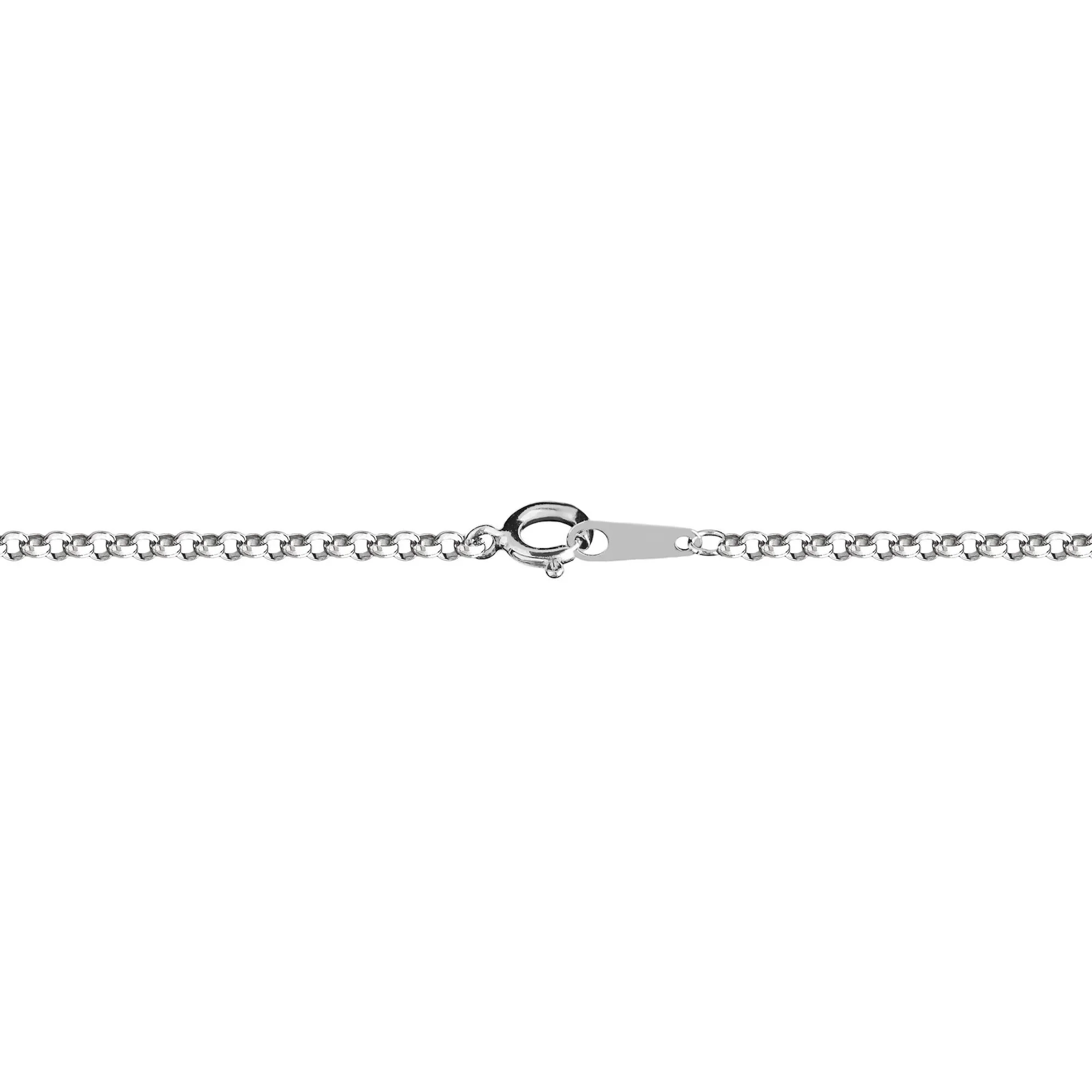 Round Locket with Floral Scroll Detail .925 Sterling .925 Sterling Silver Necklace White Size 18" - Image 4