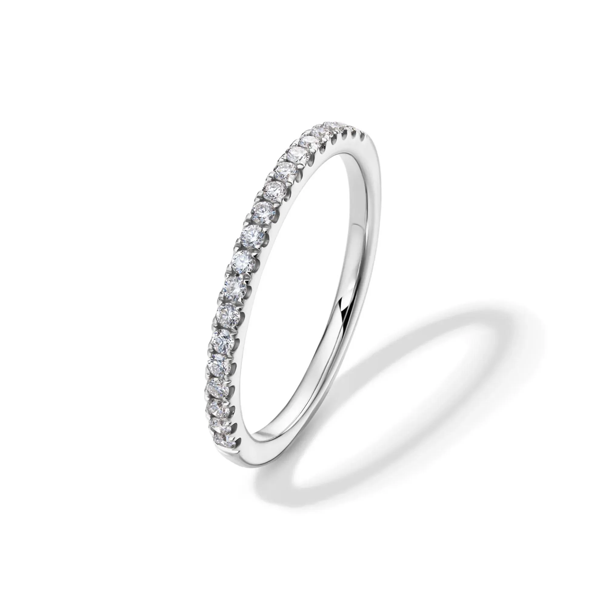 Lab Grown Diamond Wedding Set 14K White Gold (3 ½ CT. Tw.) Ring Size 9 - Image 6
