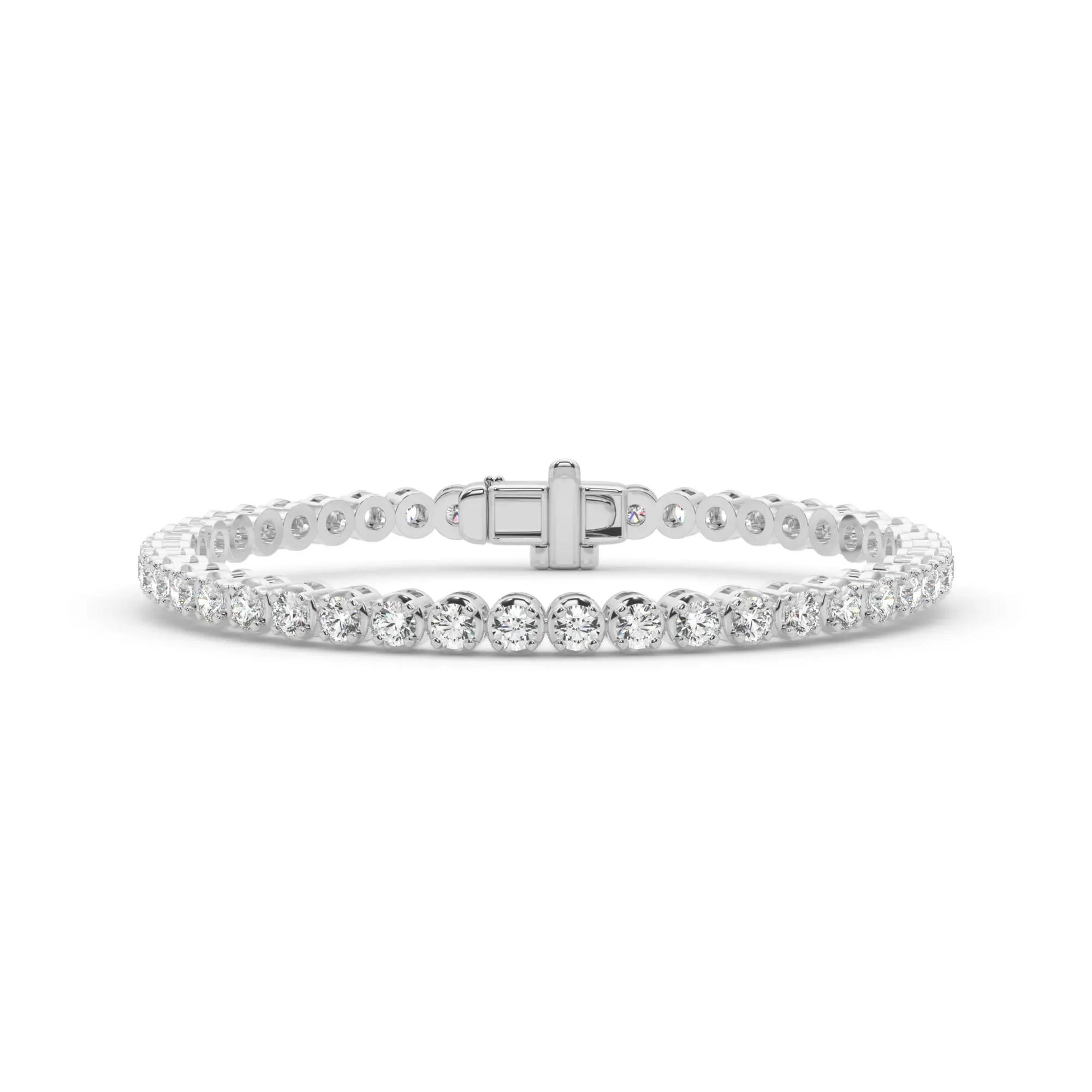 6 1/2 CT. Tw. Lab Grown Diamond Tennis Bracelet 14K White Gold Size 2.00mm