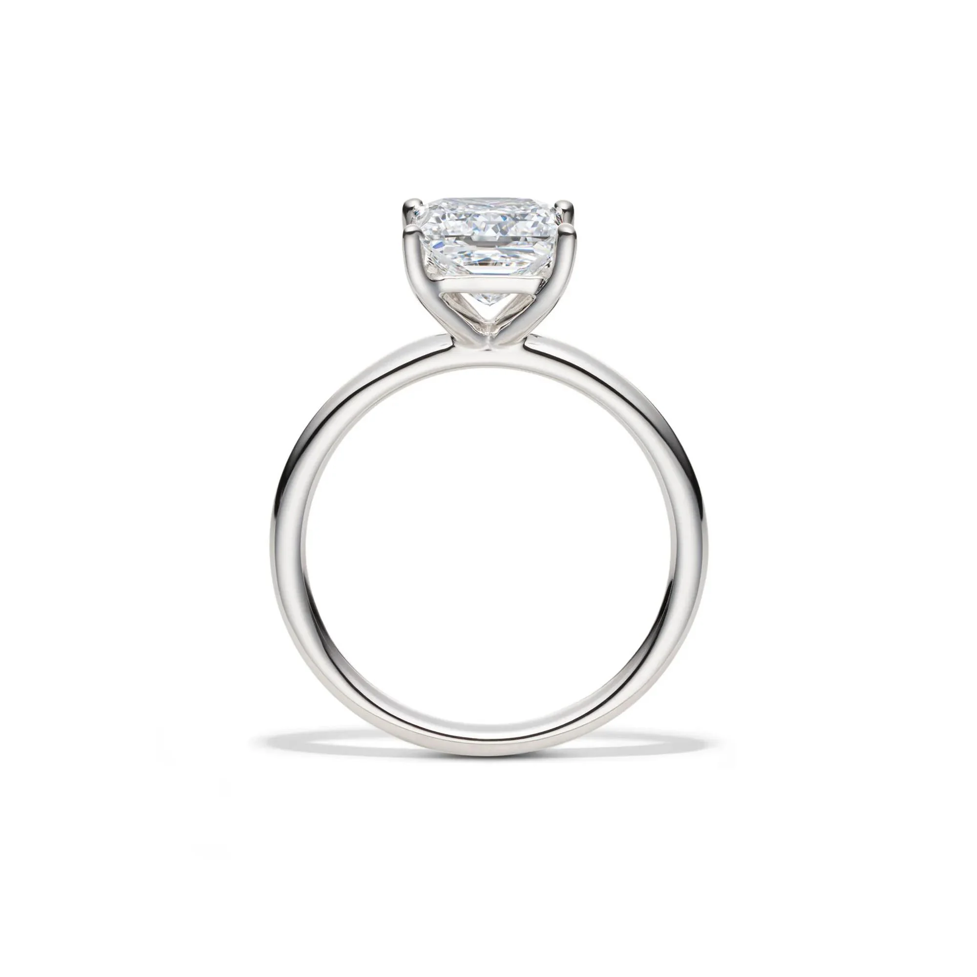Lab Grown Diamond Princess-Cut Solitaire Engagement Ring 14K White Gold (2 CT.) Size 10.5 2mm - Image 2