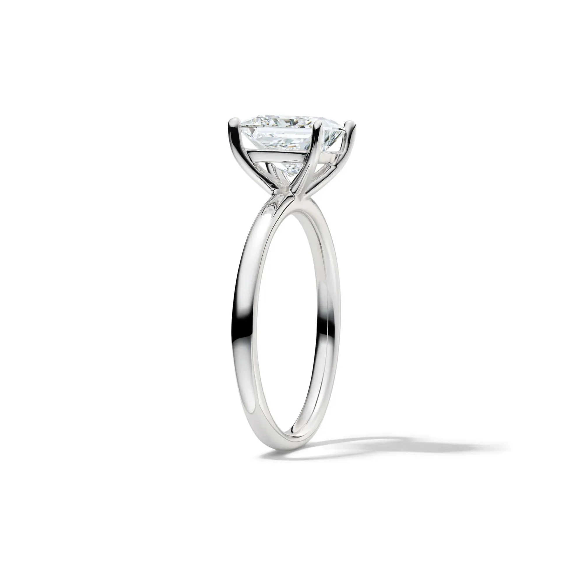Lab Grown Diamond Princess-Cut Solitaire Engagement Ring 14K White Gold (2 CT.) Size 11 2mm - Image 3