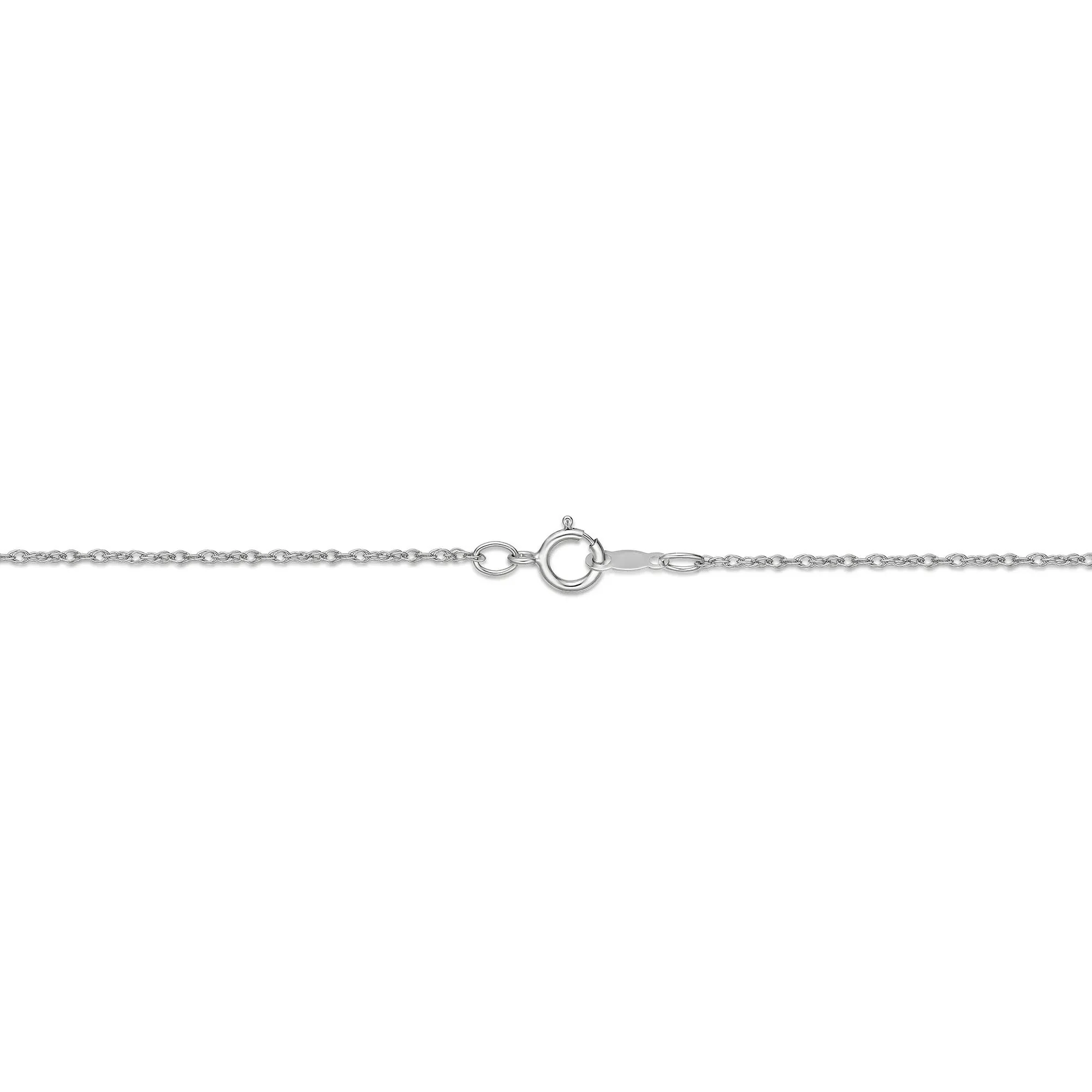 Multi-Gemstone Bird Pendant Necklace .925 Sterling Silver White Size 18" - Image 3