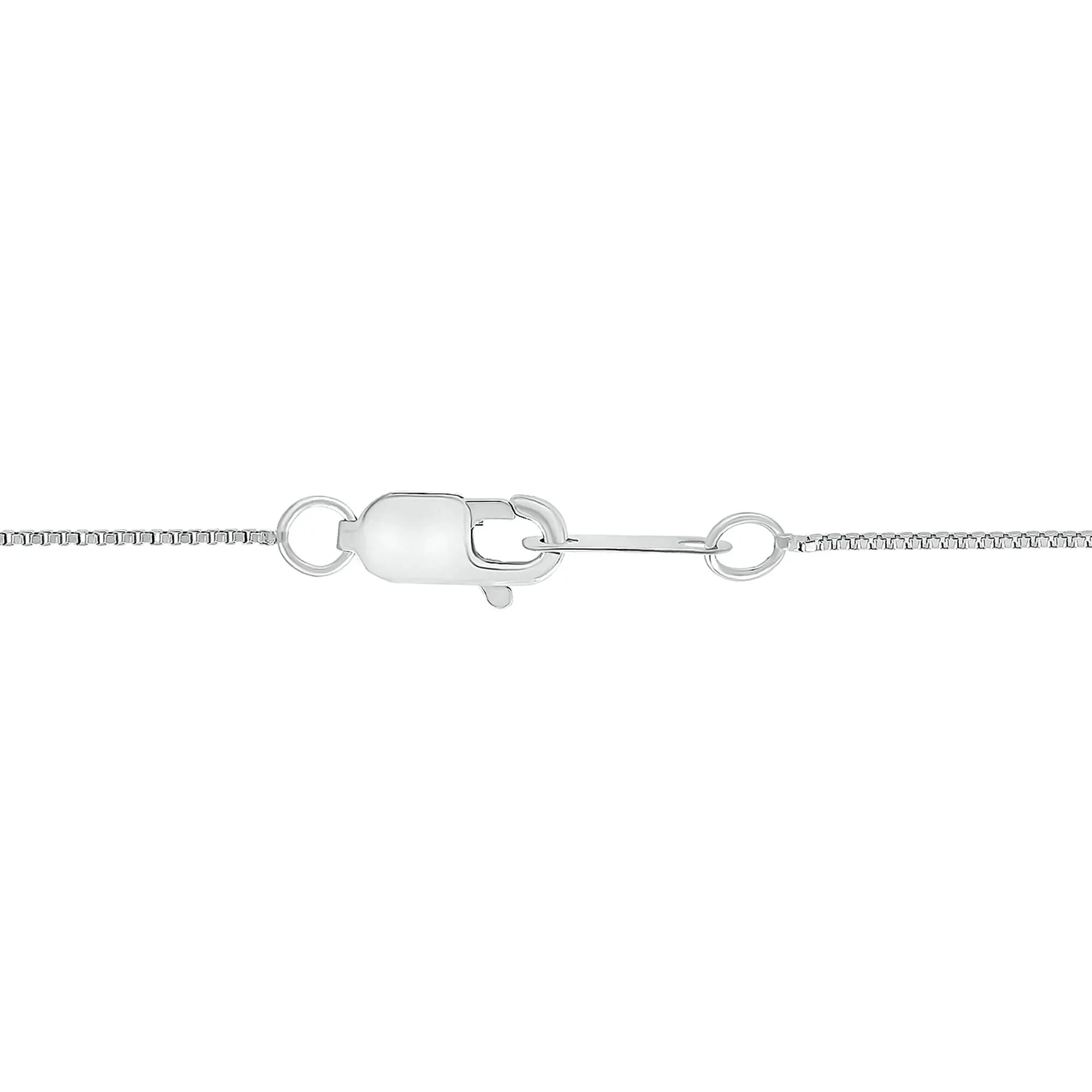 Diamond Accent Double Heart Charm Pendant .925 Sterling Silver White Size 8.00mm - Image 3