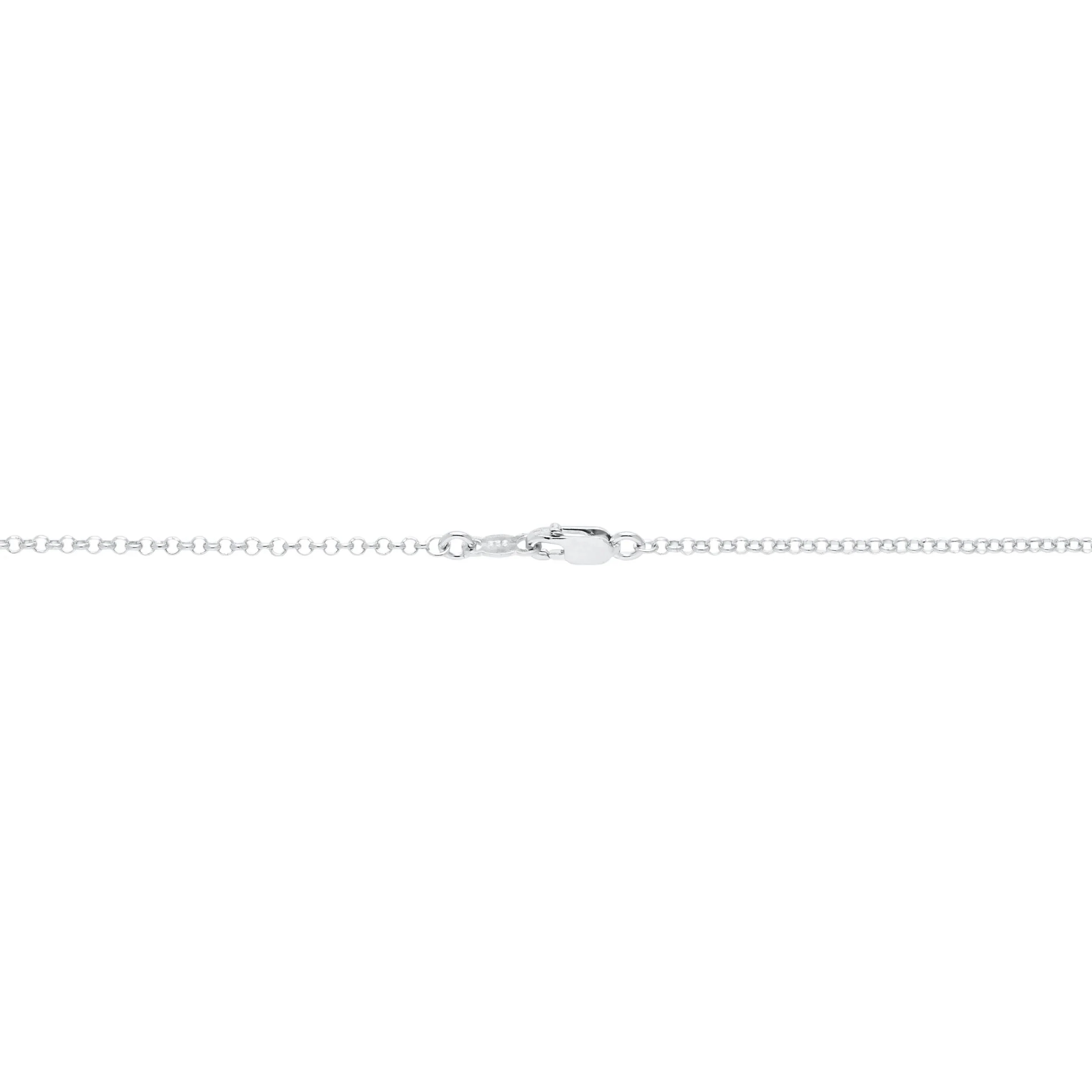 Diamond Accent Heart-Shaped Locket .925 Sterling .925 Sterling Silver Necklace White Size 18" - Image 3