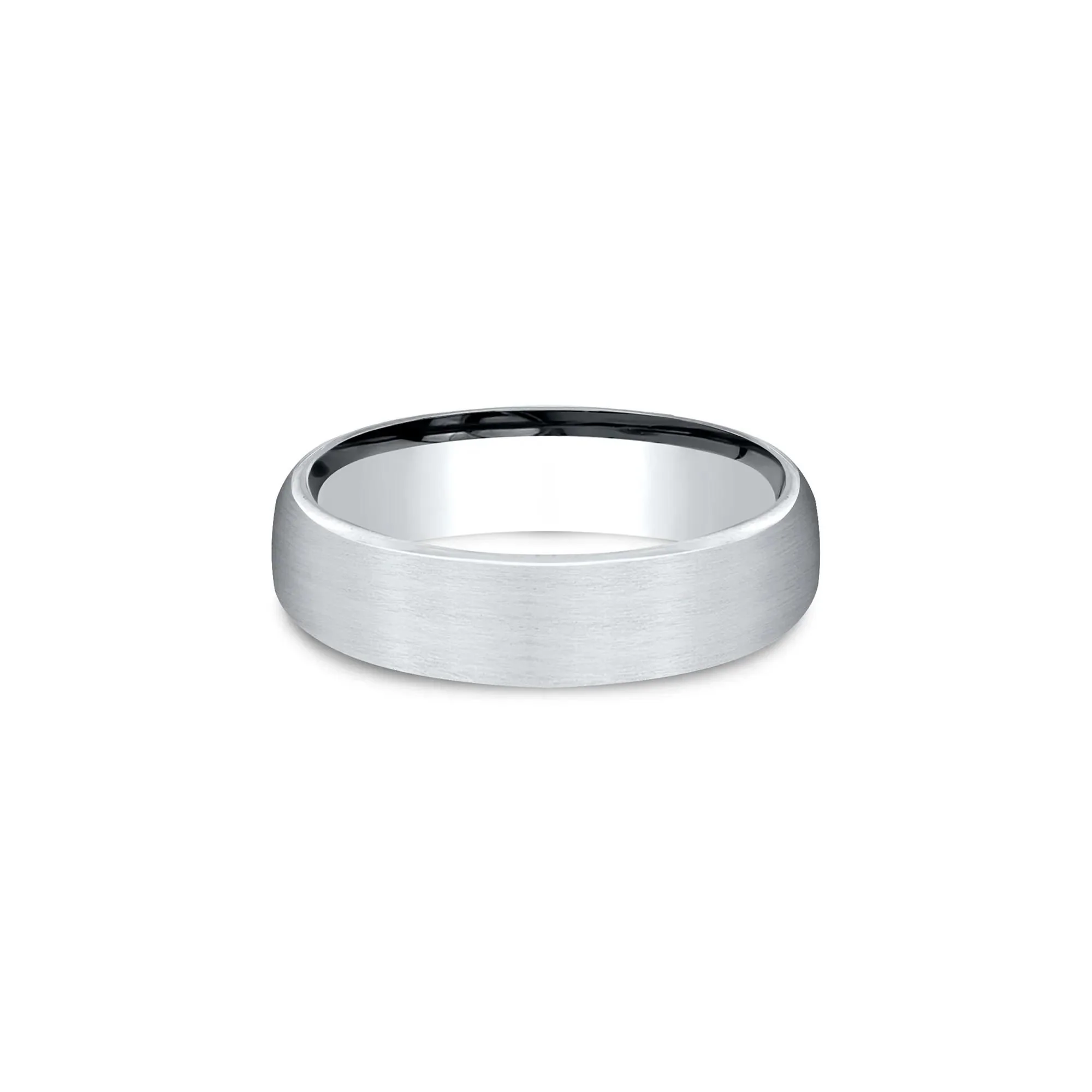 Wedding Band Ring Platinum White Size 8 5.5mm