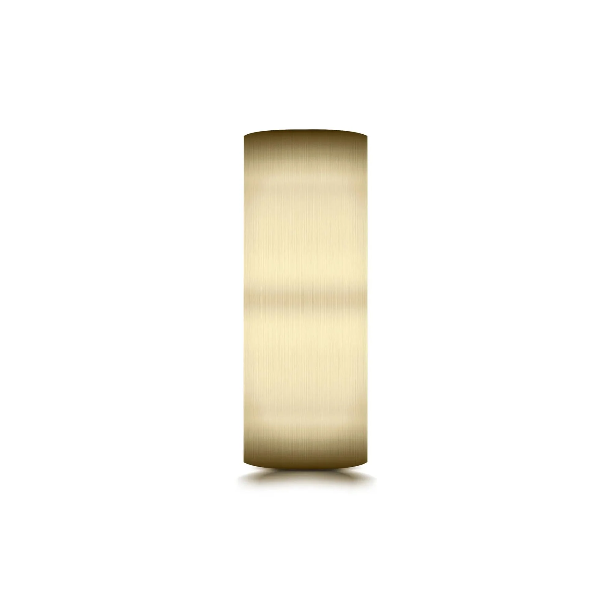 Wedding Band Ring 14K Yellow Gold Size 10.5 7.5mm - Image 3