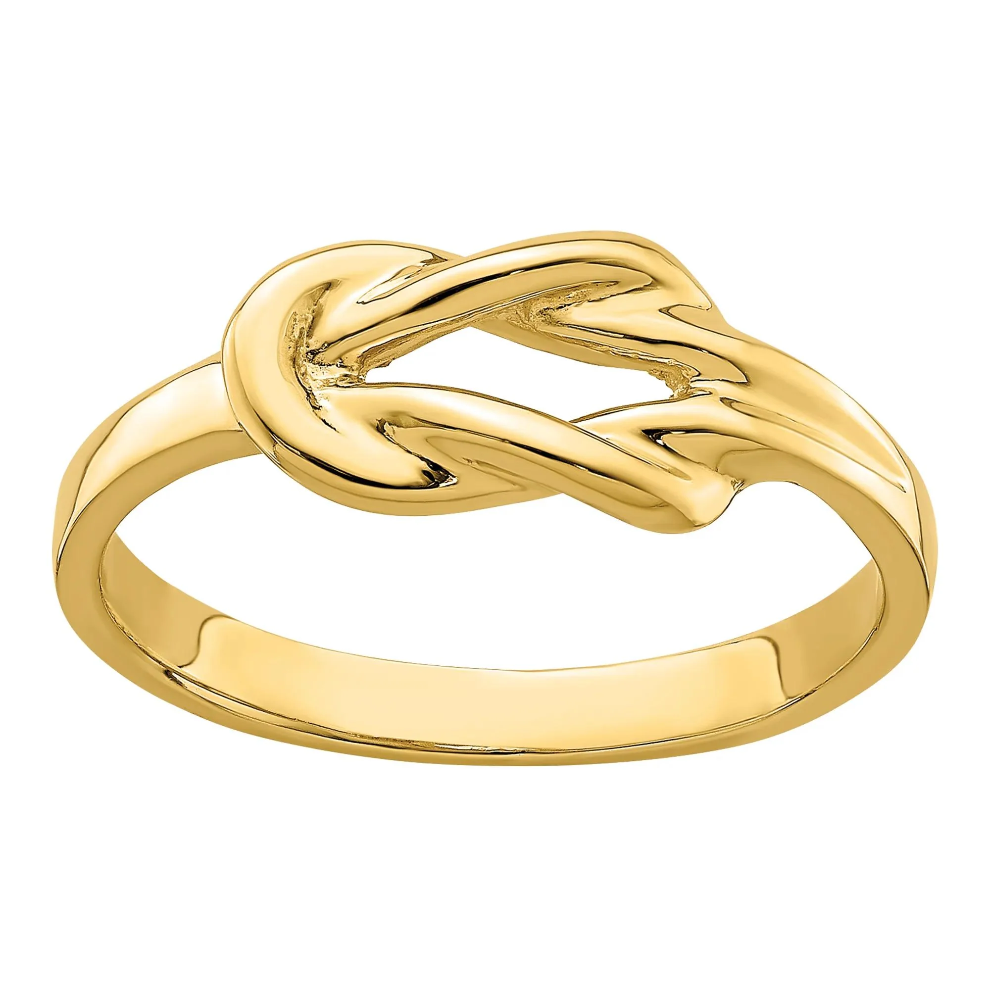 Knot Ring 14K Yellow Gold Size 4.5