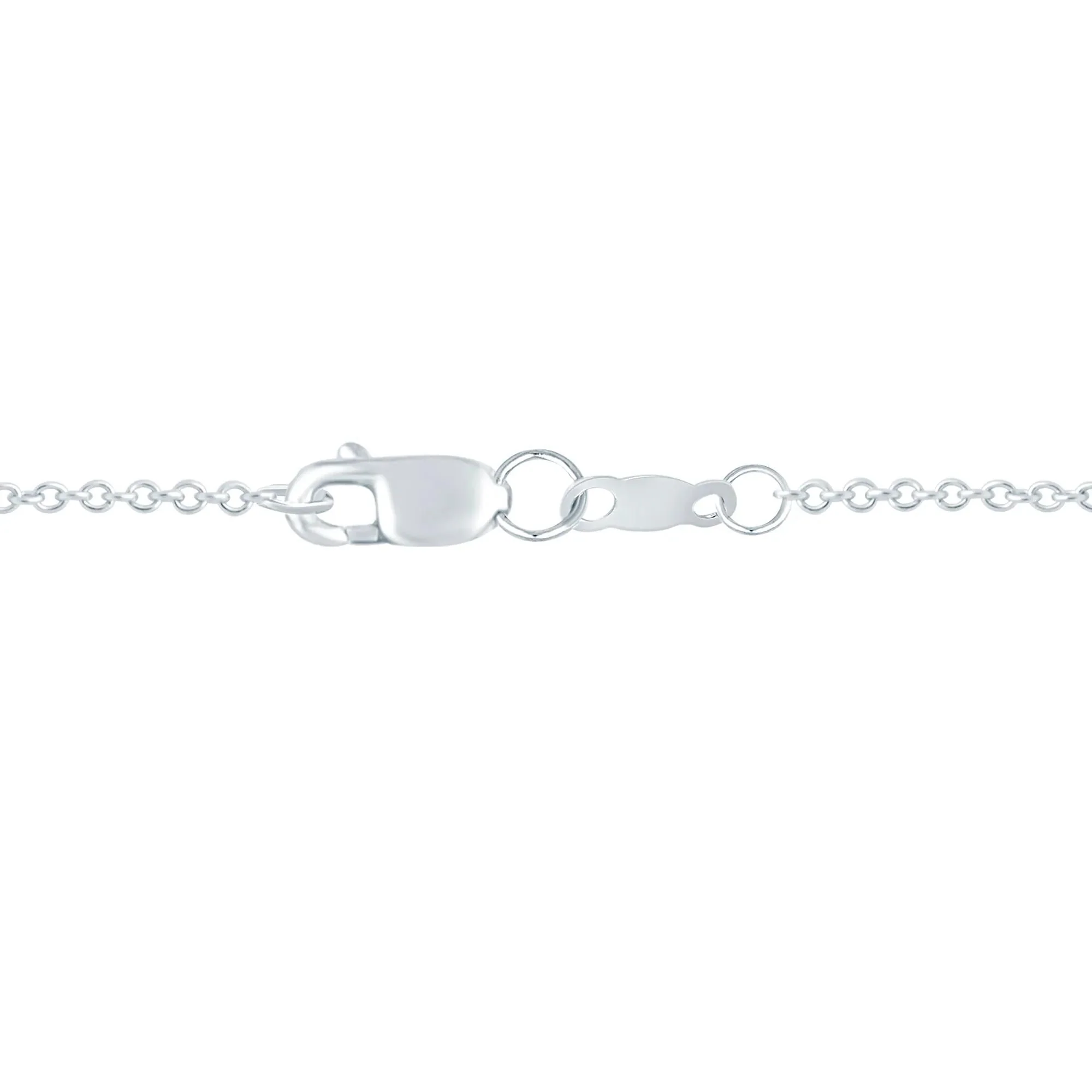 1/7 CT. Tw. Diamond Accent Medallion Pendant Necklace 10K White Gold Size 18" - Image 3