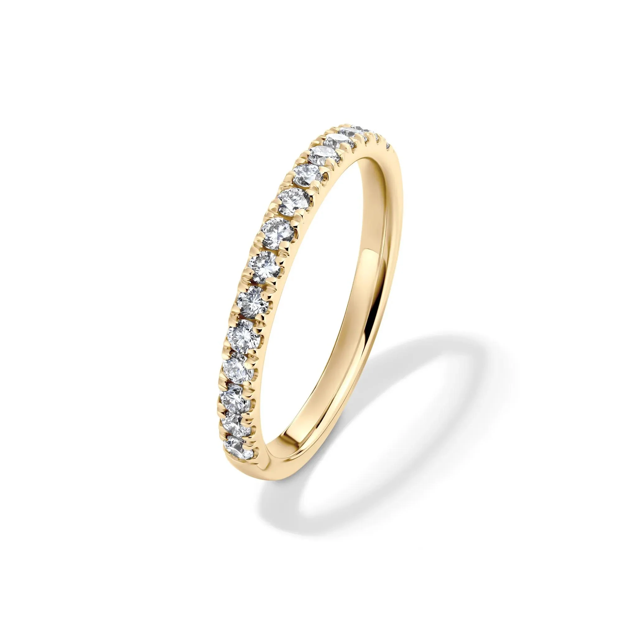 5 CT. Tw. Lab Grown Diamond Elongated Cushion Bridal Set 14K Yellow Gold Ring Size 5.5 2mm - Image 5