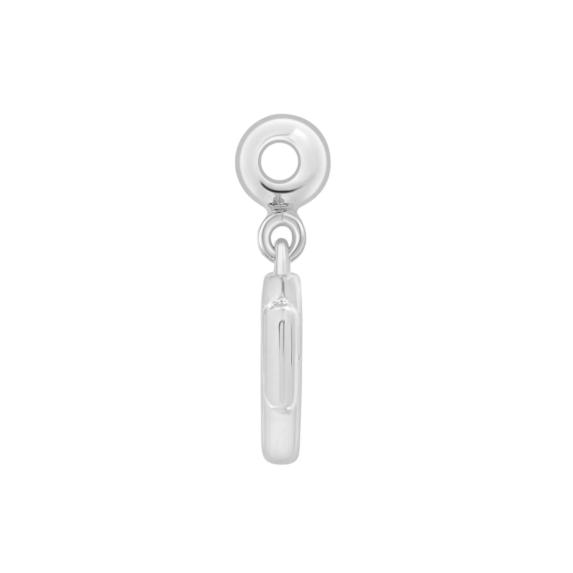 Cactus Bead Charm .925 Sterling Silver White Size 14.00mm - Image 2