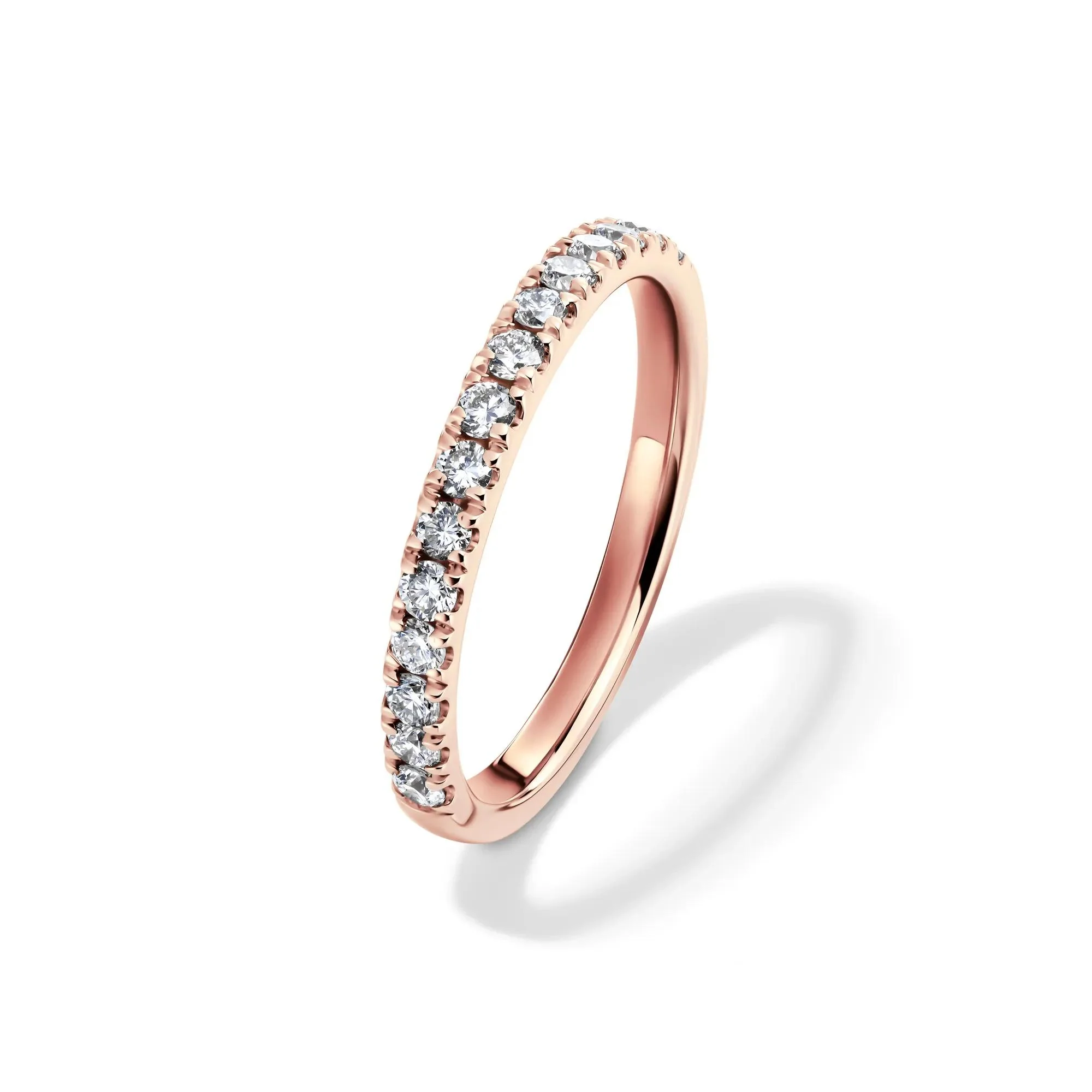 5 CT. Tw. Lab Grown Diamond Elongated Cushion-Cut Bridal Set 14K Rose Gold Ring Round Brilliant Cut Size 5.5 2mm - Image 6