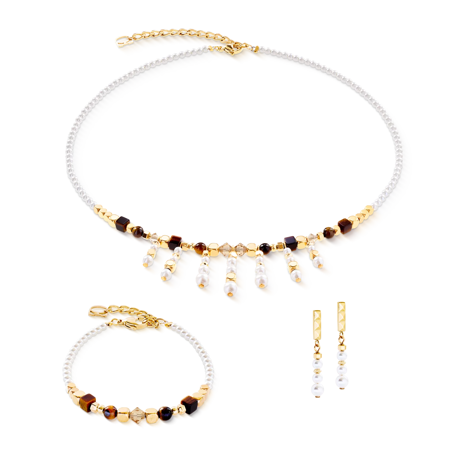 Necklace Princess Sunray gold-brown - Image 3