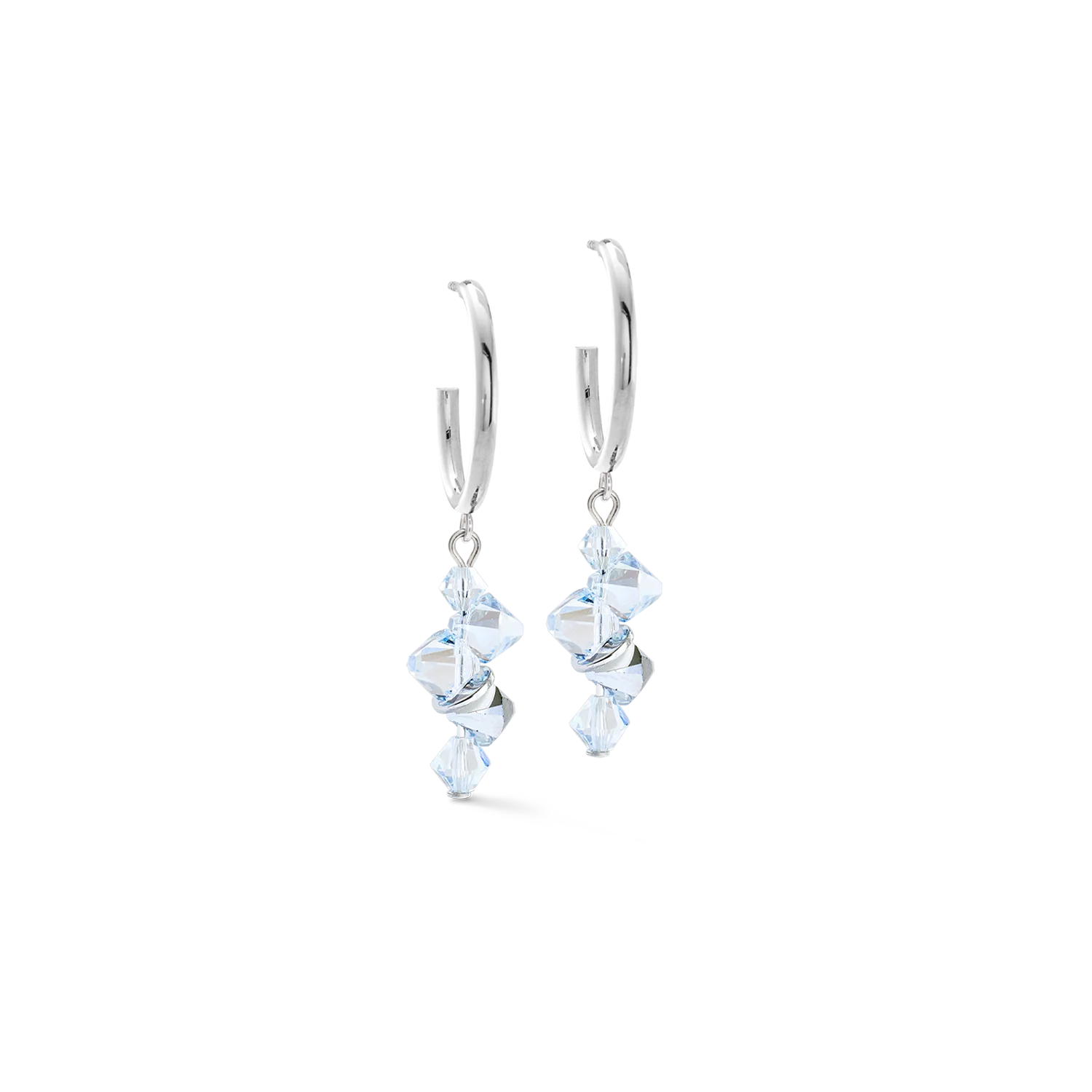 Dancing Crystals earrings silver-crystal - Image 2