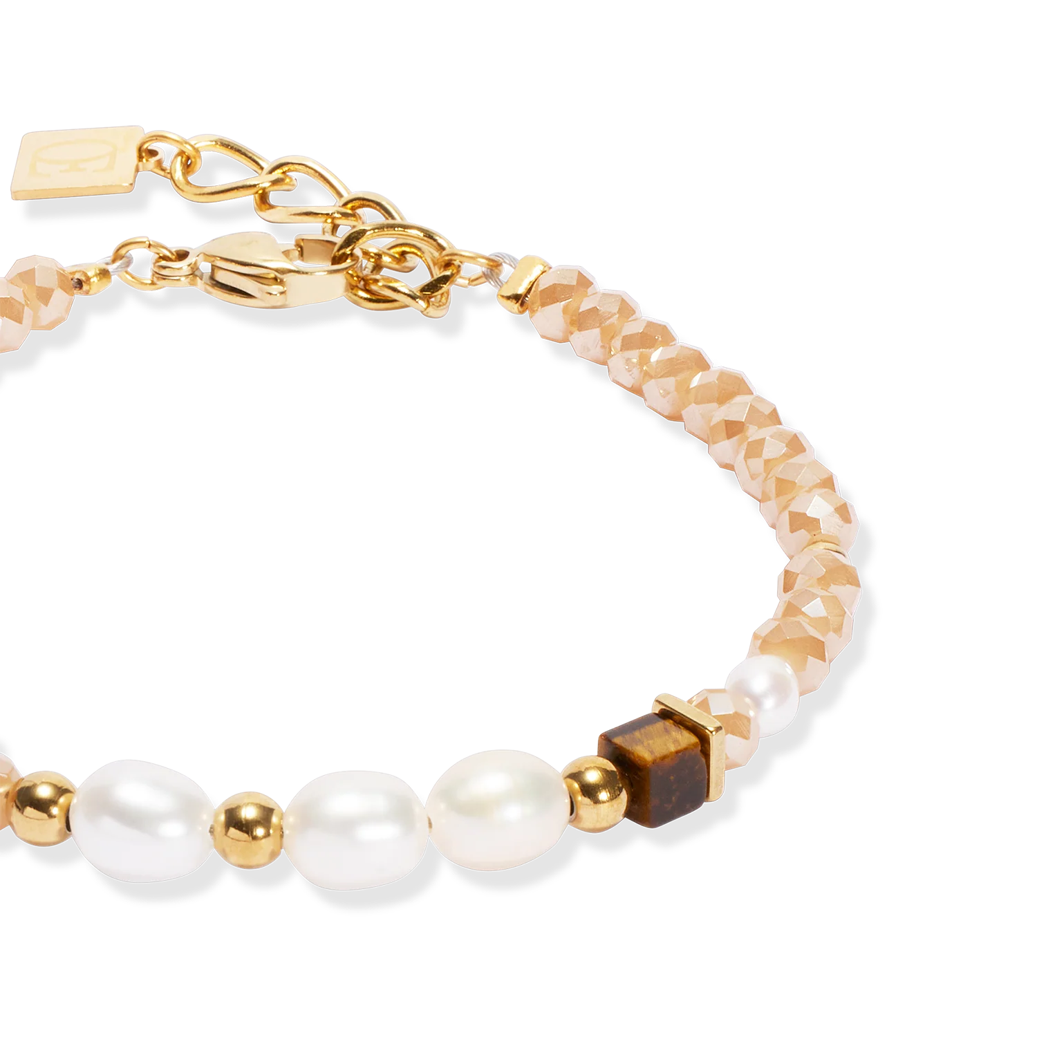 Bracelet Cosmic Pearls deep gold - Image 2
