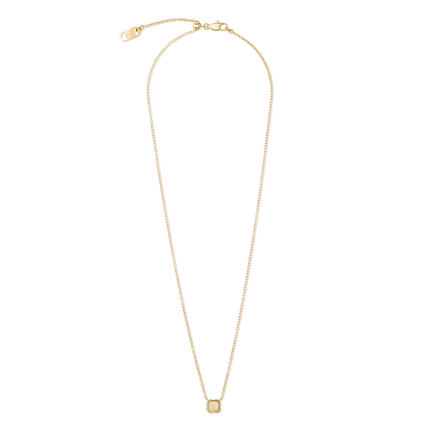 Birthstone November Necklace Citrine Gold