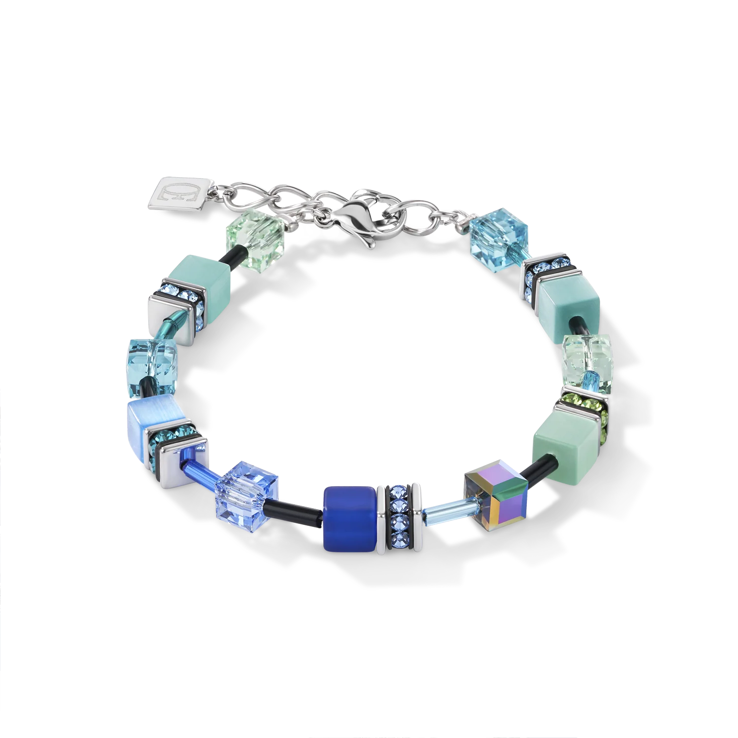 GeoCUBE® Bracelet blue-green