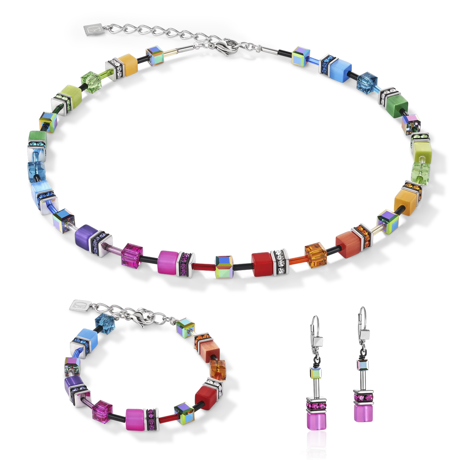 GeoCUBE® Bracelet multicolour rainbow - Image 3