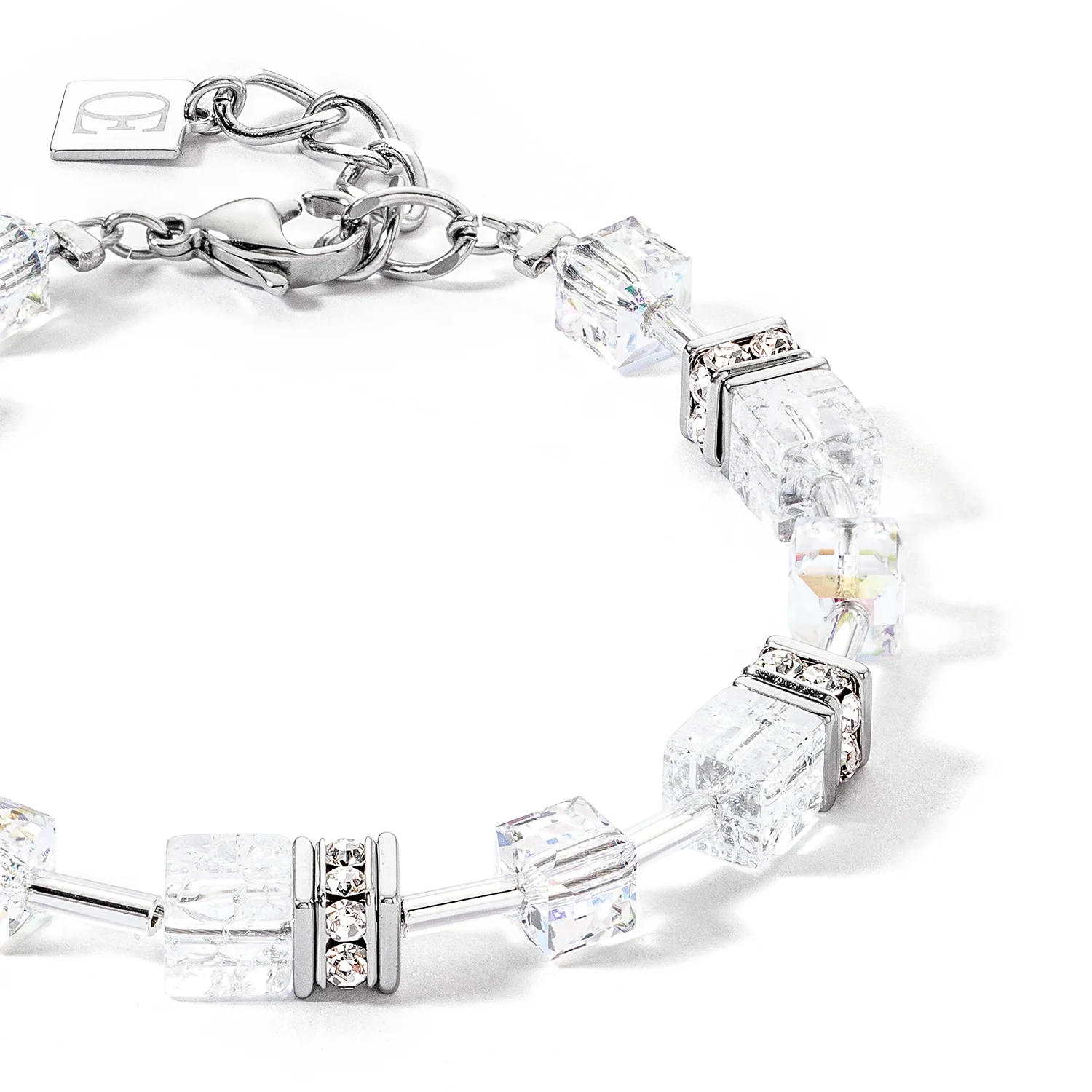 GeoCUBE® Iconic Nature bracelet silver-white - Image 2