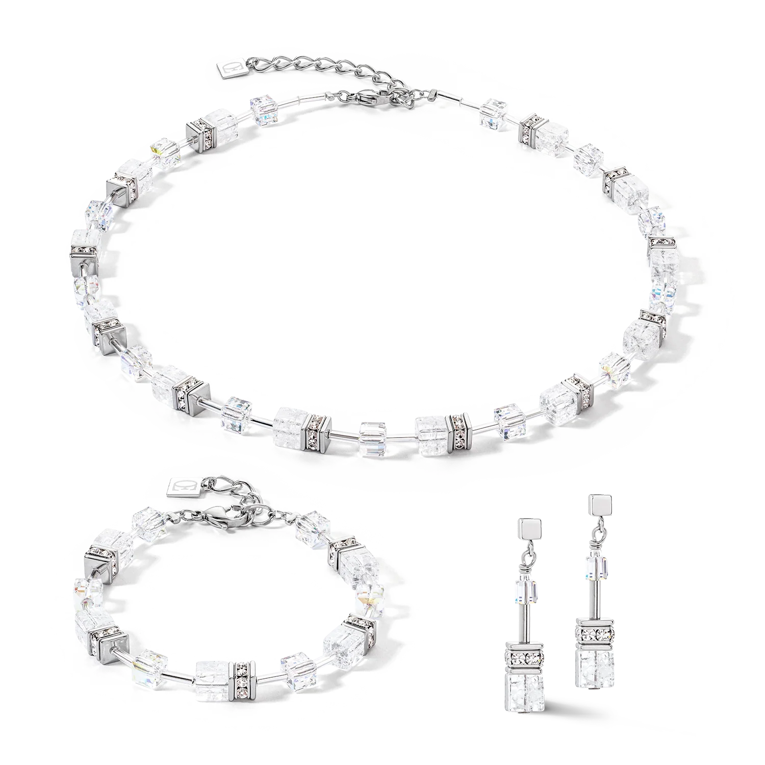 GeoCUBE® Iconic Nature bracelet silver-white - Image 3