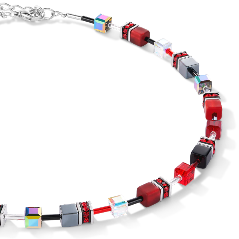 GeoCUBEĀ® Necklace red-haematite - Image 2