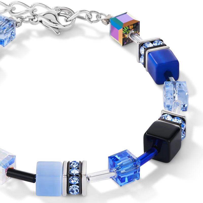 GeoCUBEĀ® Bracelet cobalt blue - Image 2