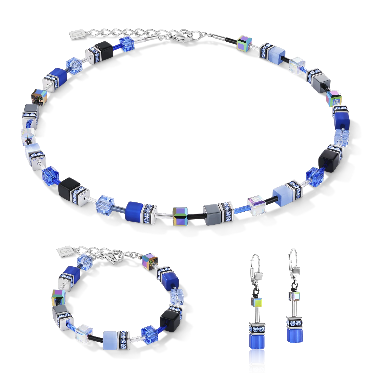 GeoCUBEĀ® Bracelet cobalt blue - Image 3