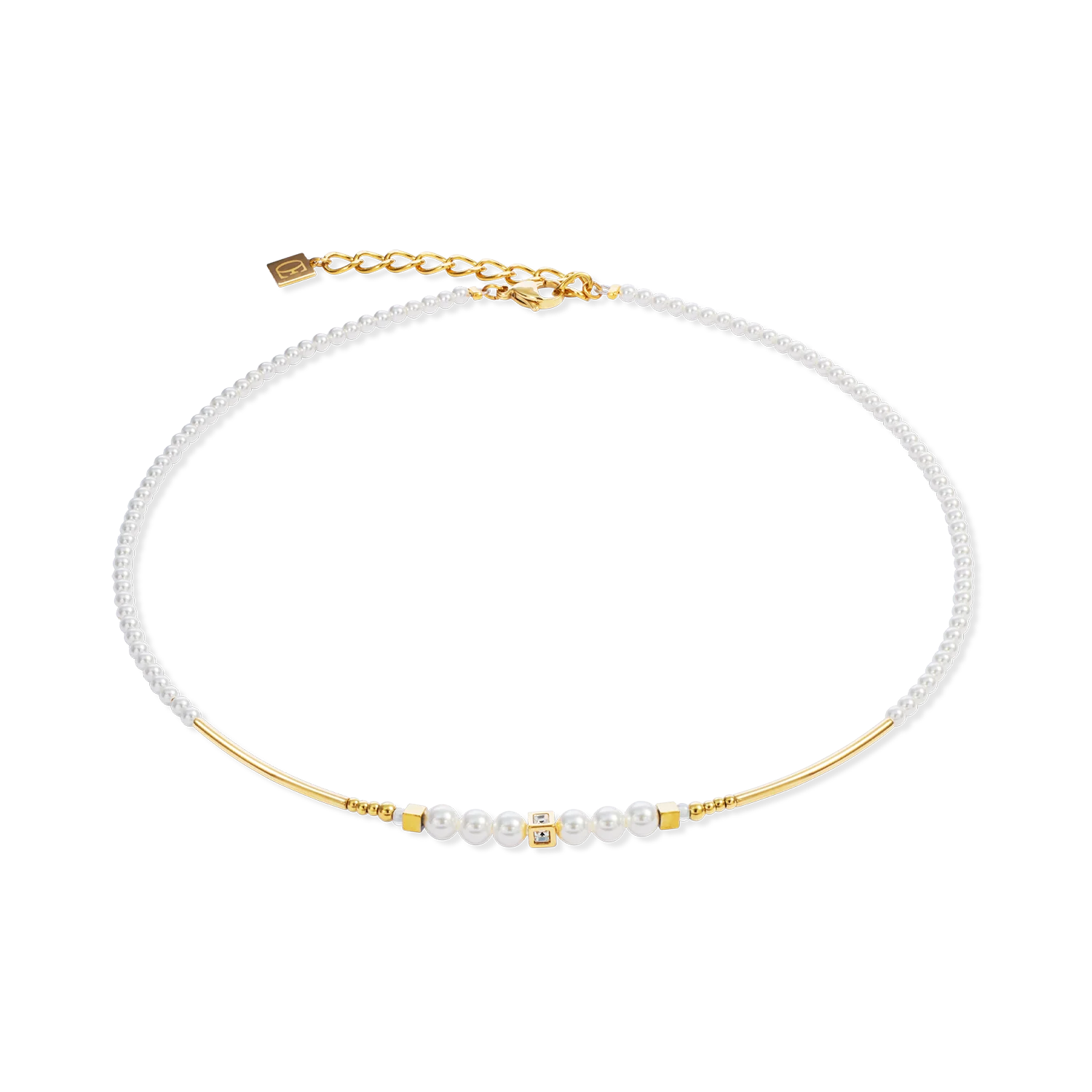 Necklace Shimmering Princess Pearls gold-white