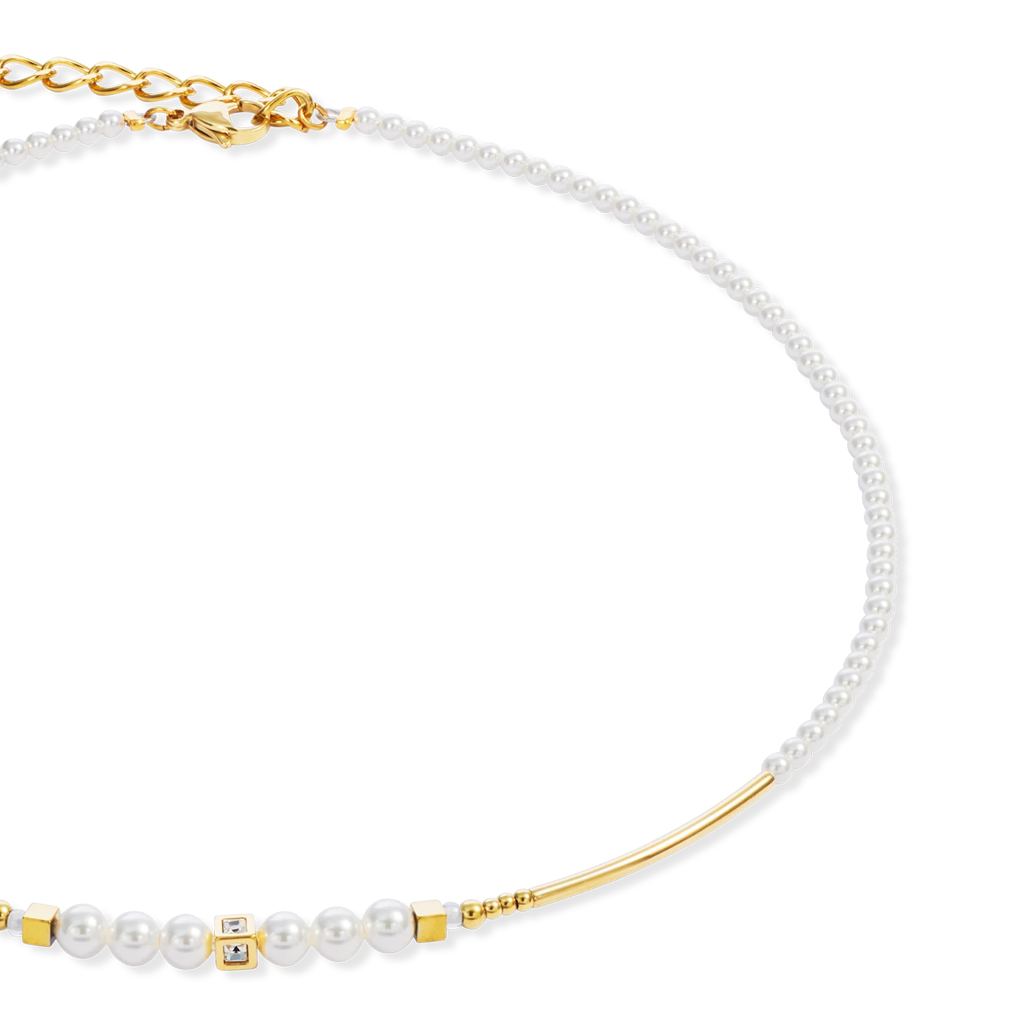 Necklace Shimmering Princess Pearls gold-white - Image 2