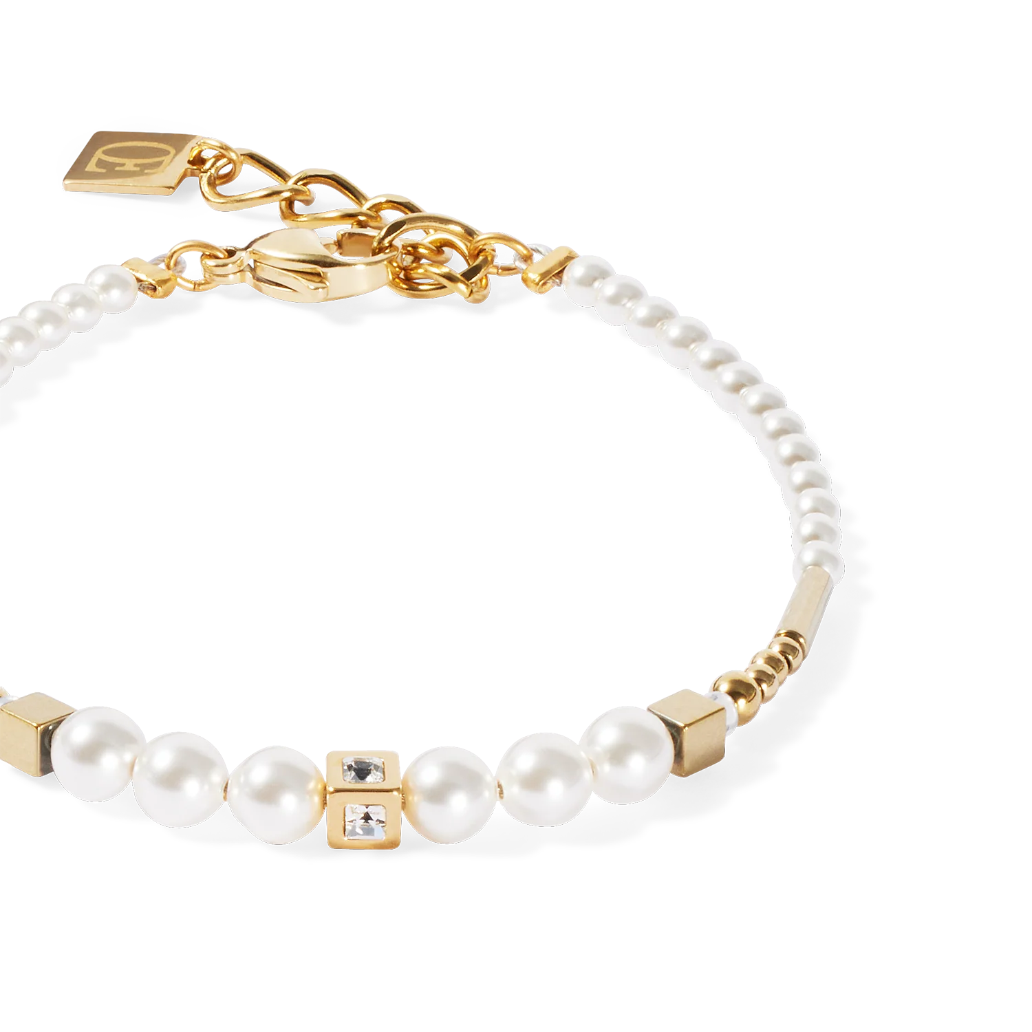Bracelet Shimmering Princess Pearls gold-white - Image 2