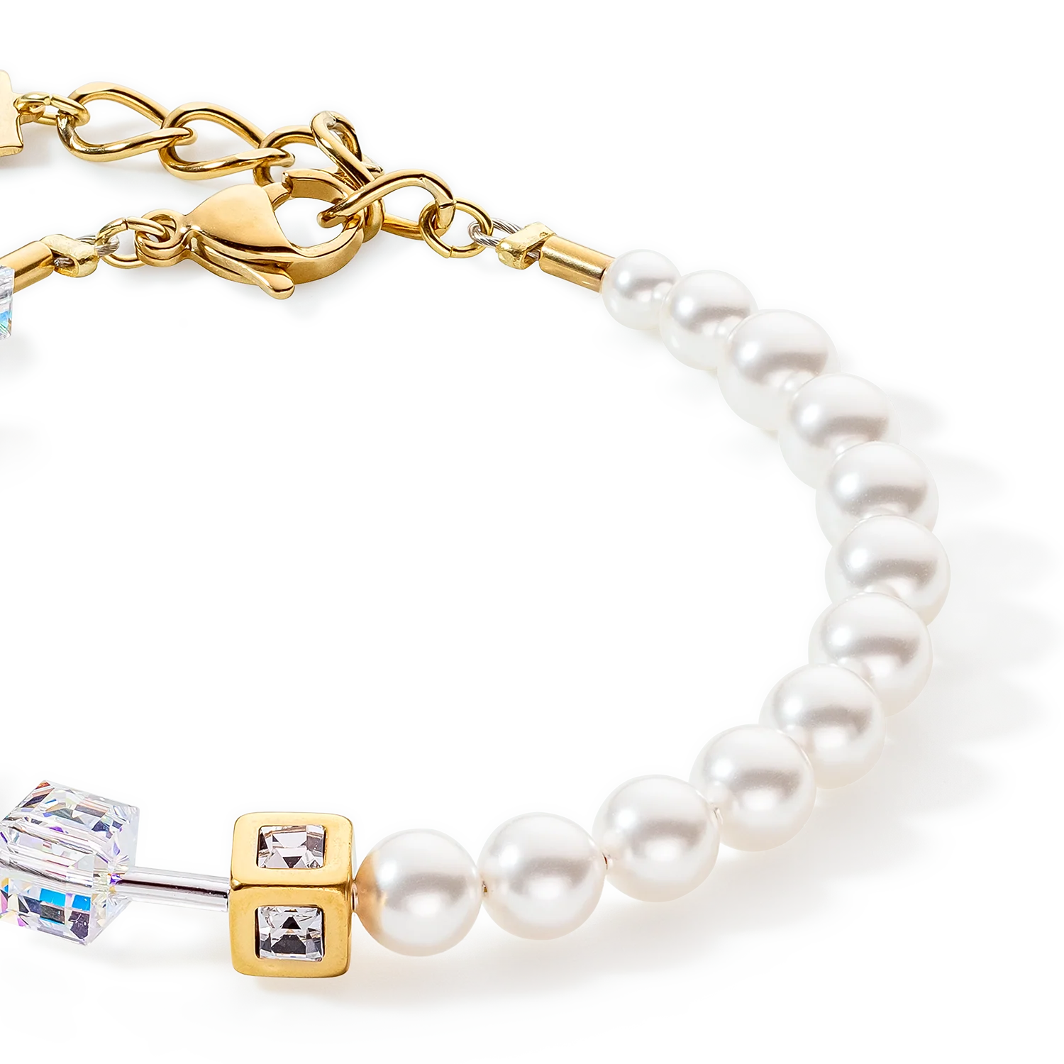 GeoCUBEĀ® Precious Fusion Pearls bracelet multicolour pastel - Image 2