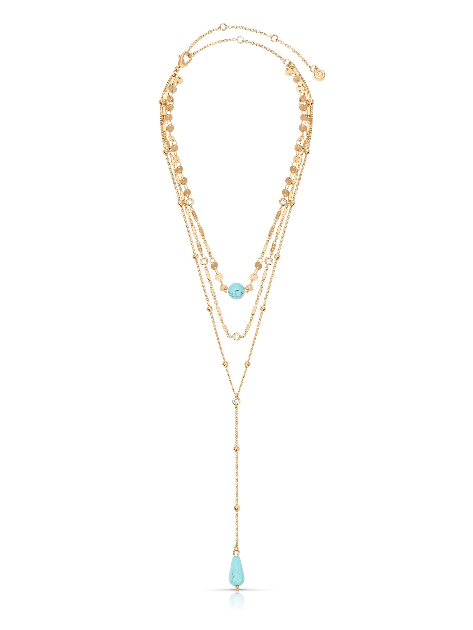 Forever Falling Turquoise Lariat - Image 3