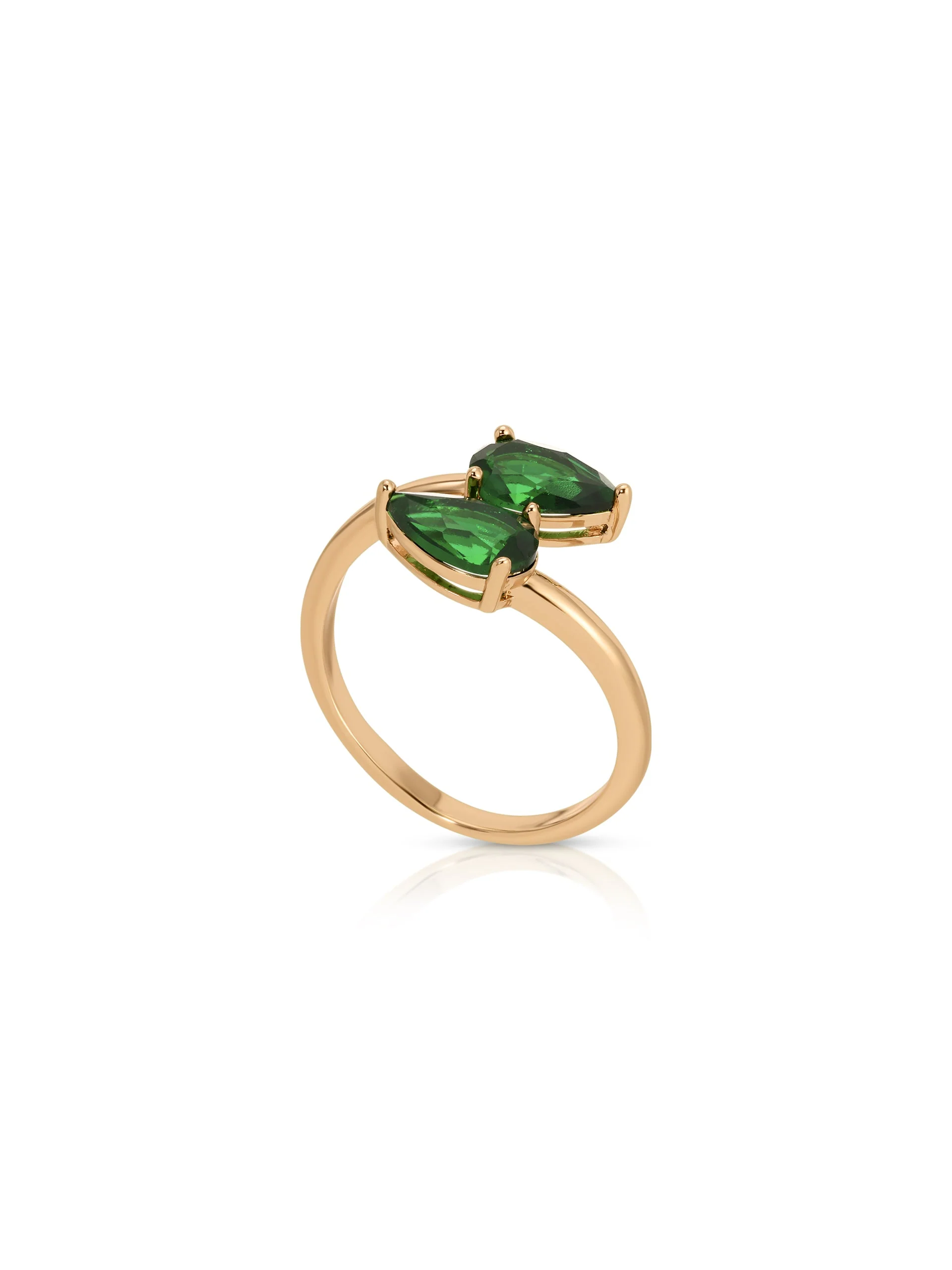 Crystal Teardrop Wrap Ring - Image 4