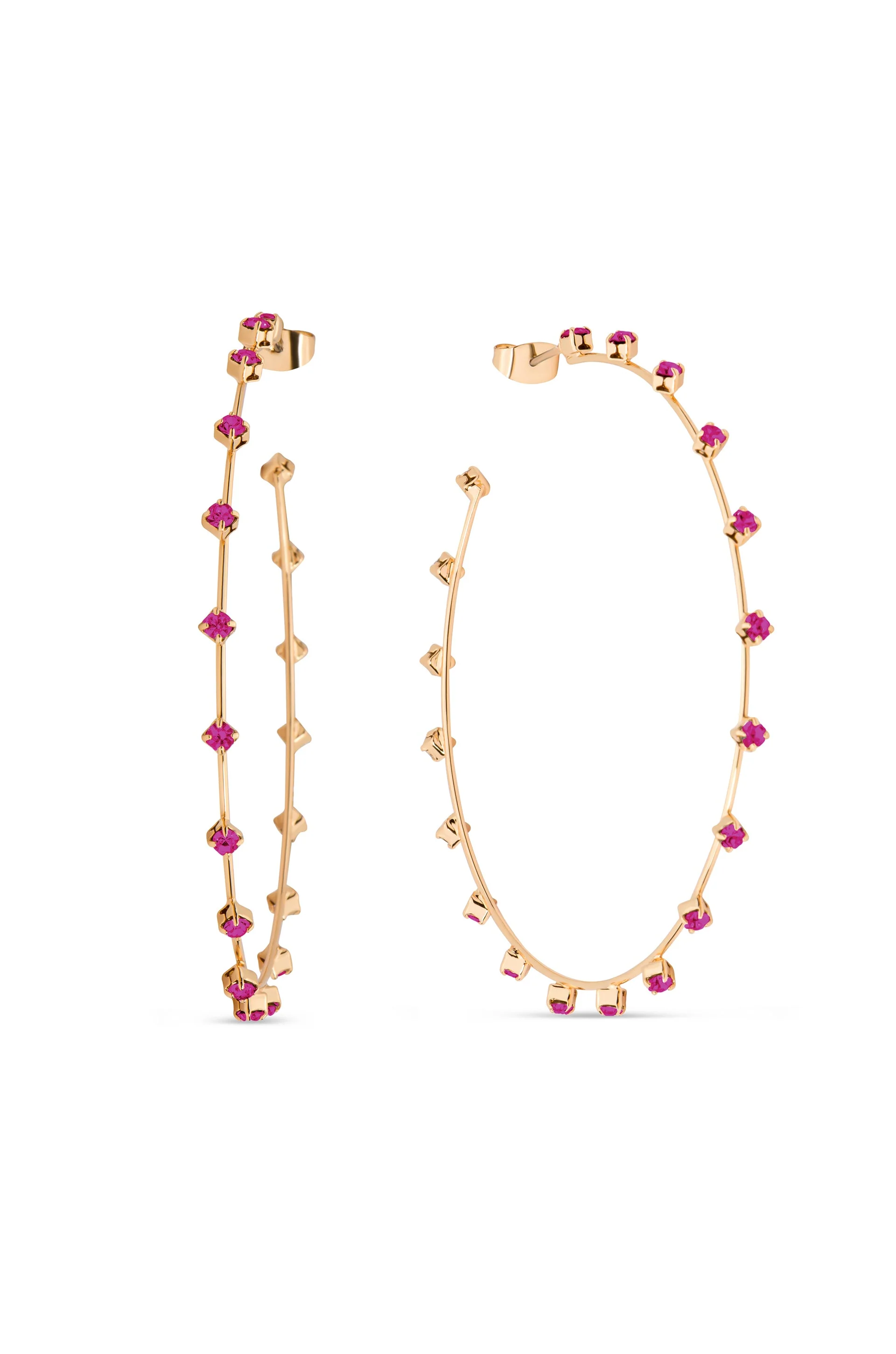 Simple Spark Crystal Hoops - Image 11