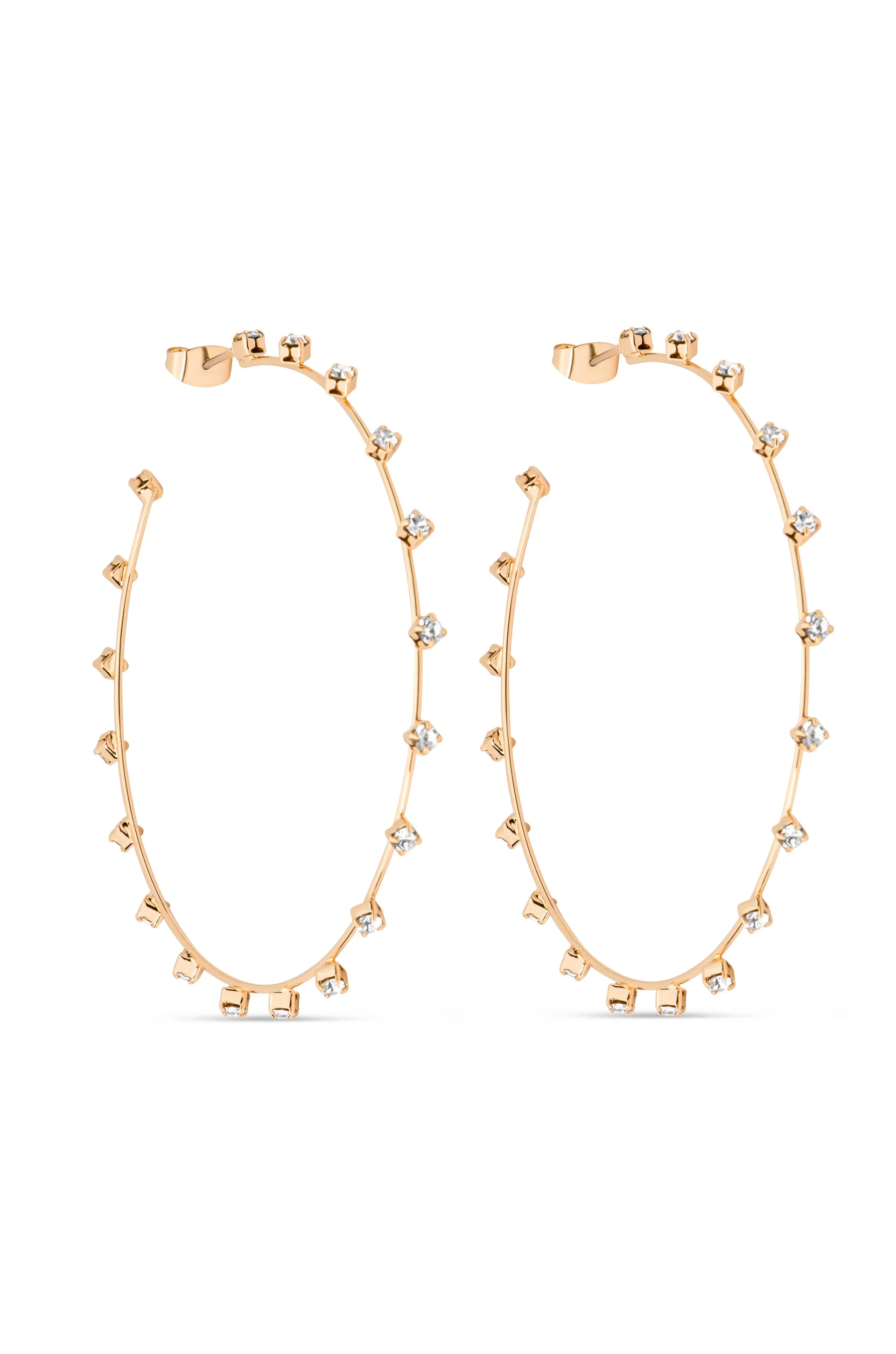 Simple Spark Crystal Hoops - Image 4