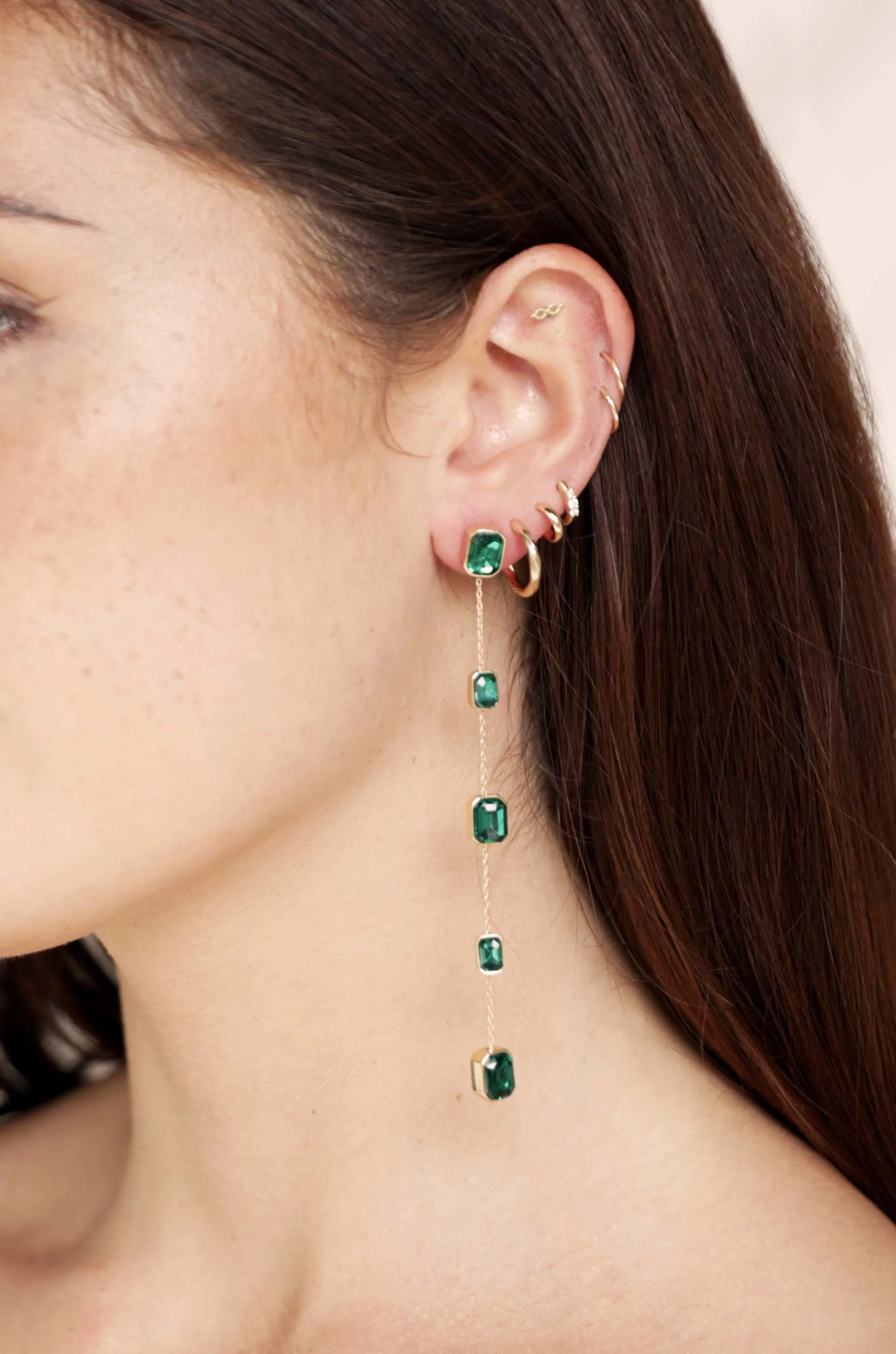 Iconic Crystal Dangle Earrings - Image 5