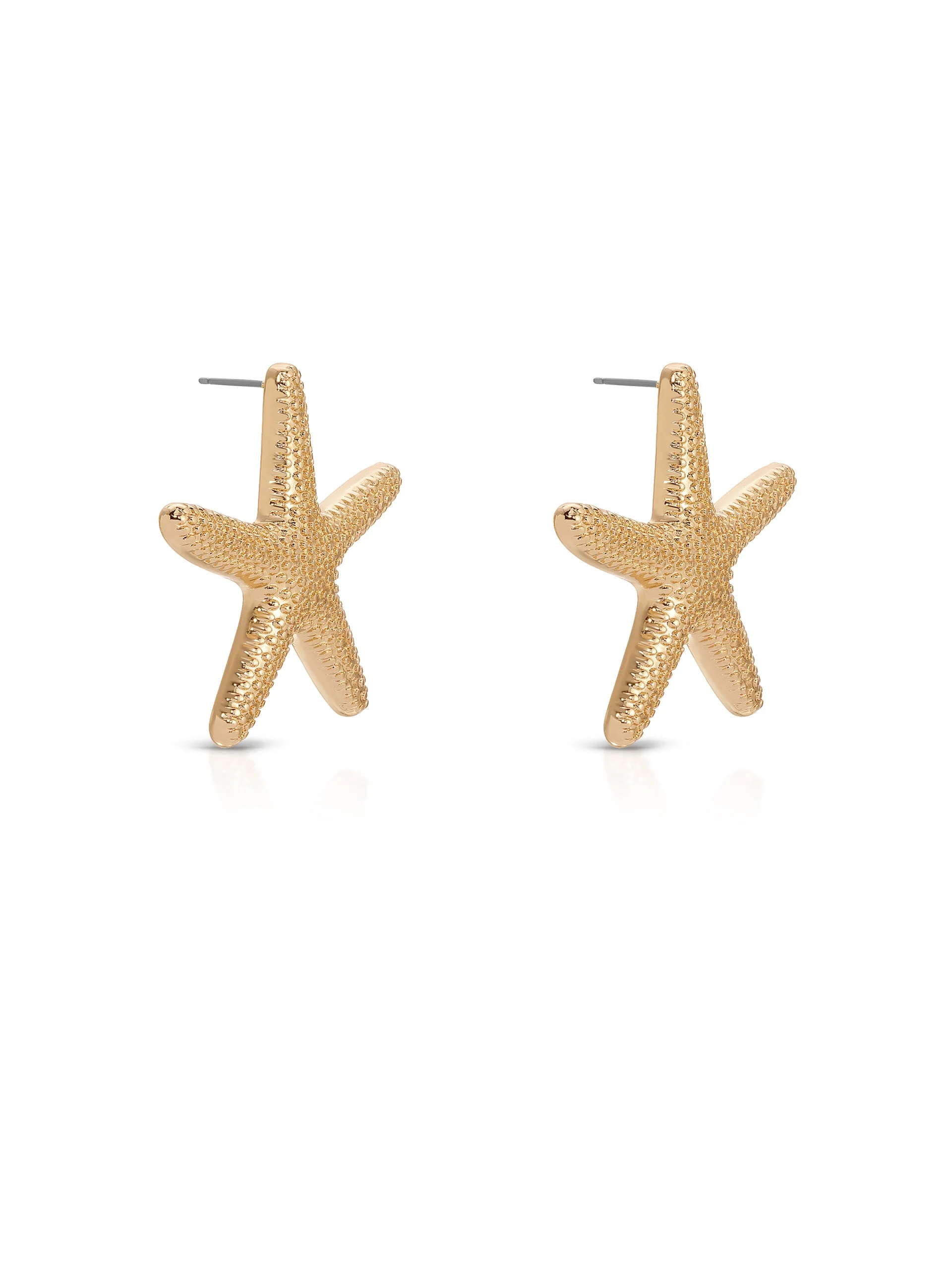 Statement Starfish Stud Earrings - Image 3