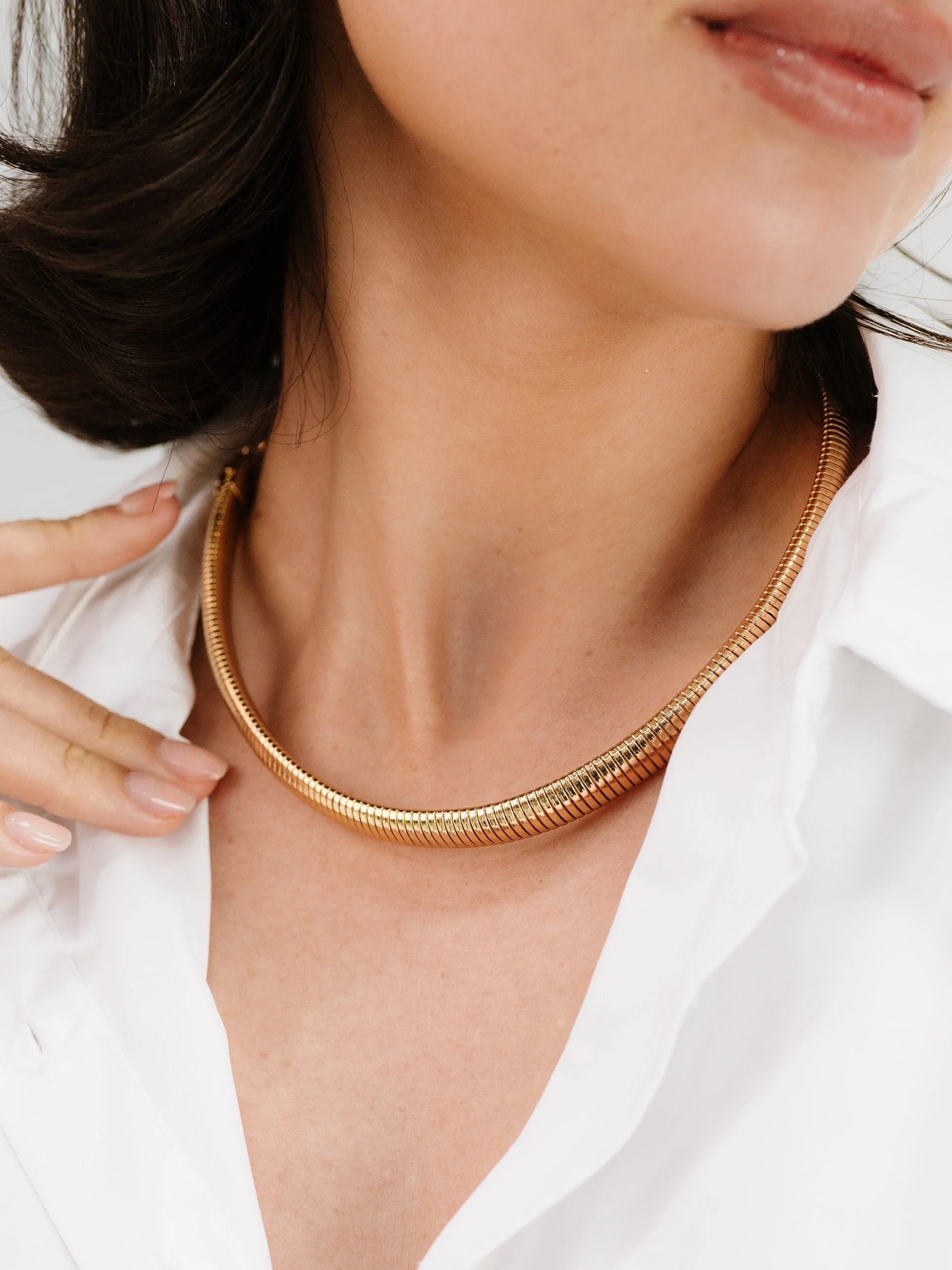 Flex Snake Chain Necklace - Image 2