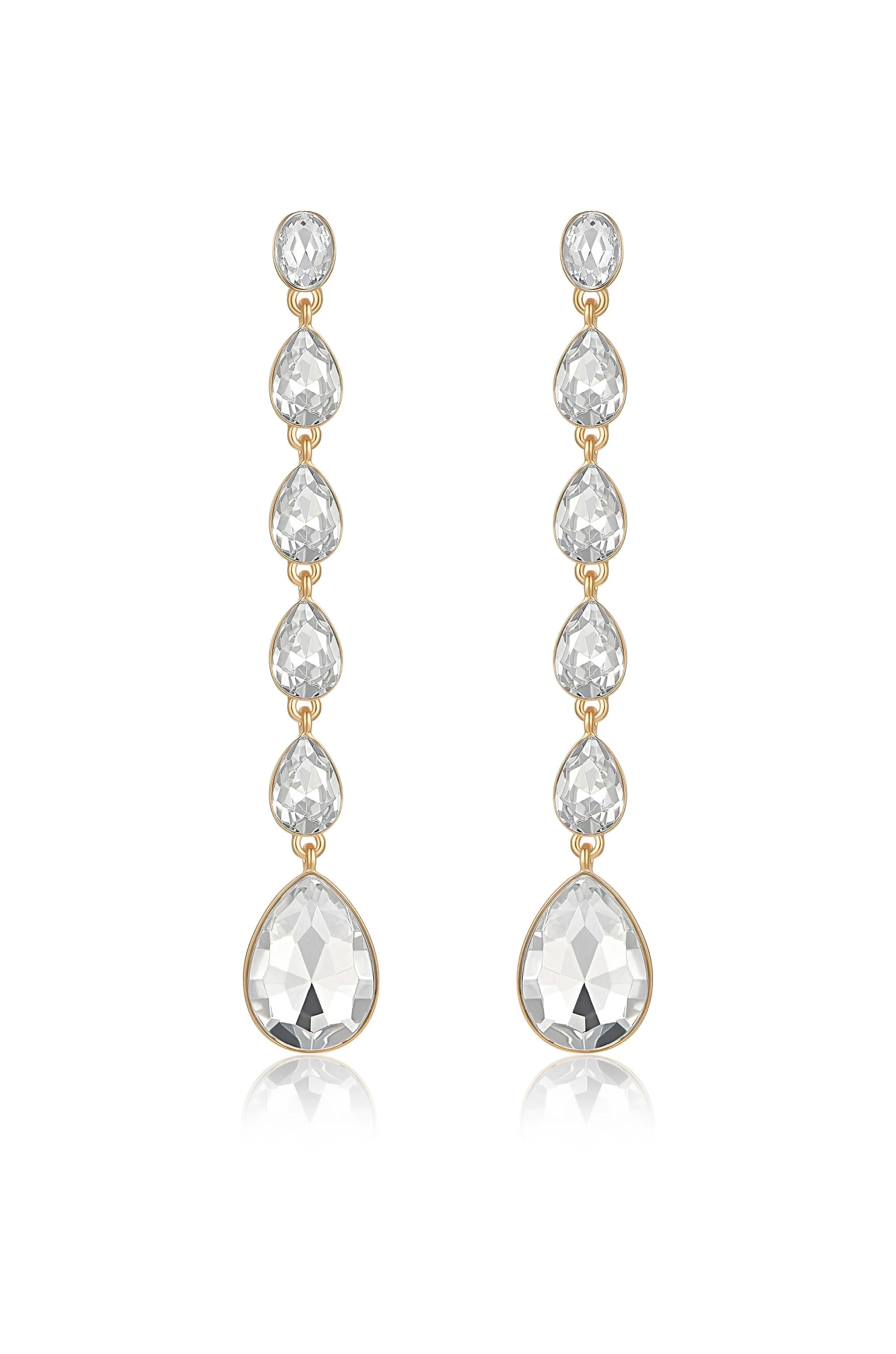 Crystallized Drop Earrings