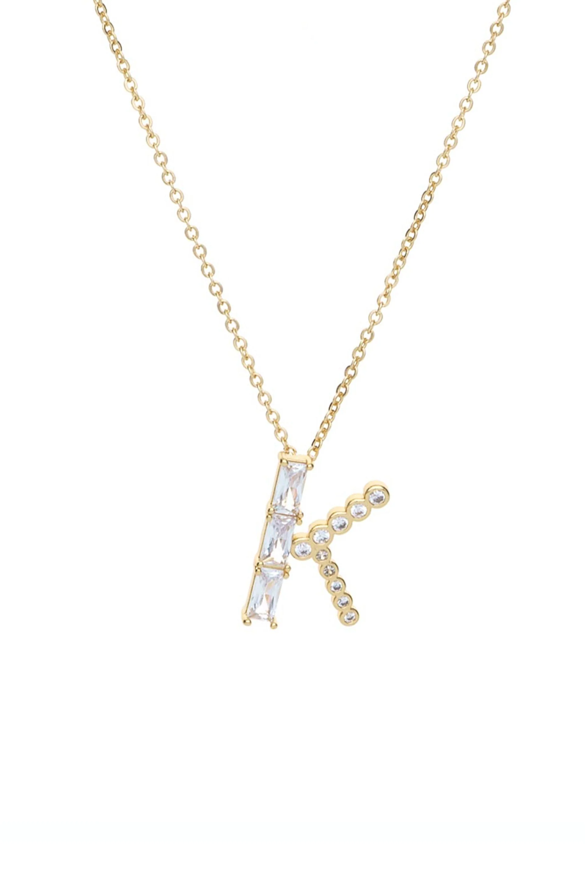Mixed Crystal Initial Necklace - Image 14
