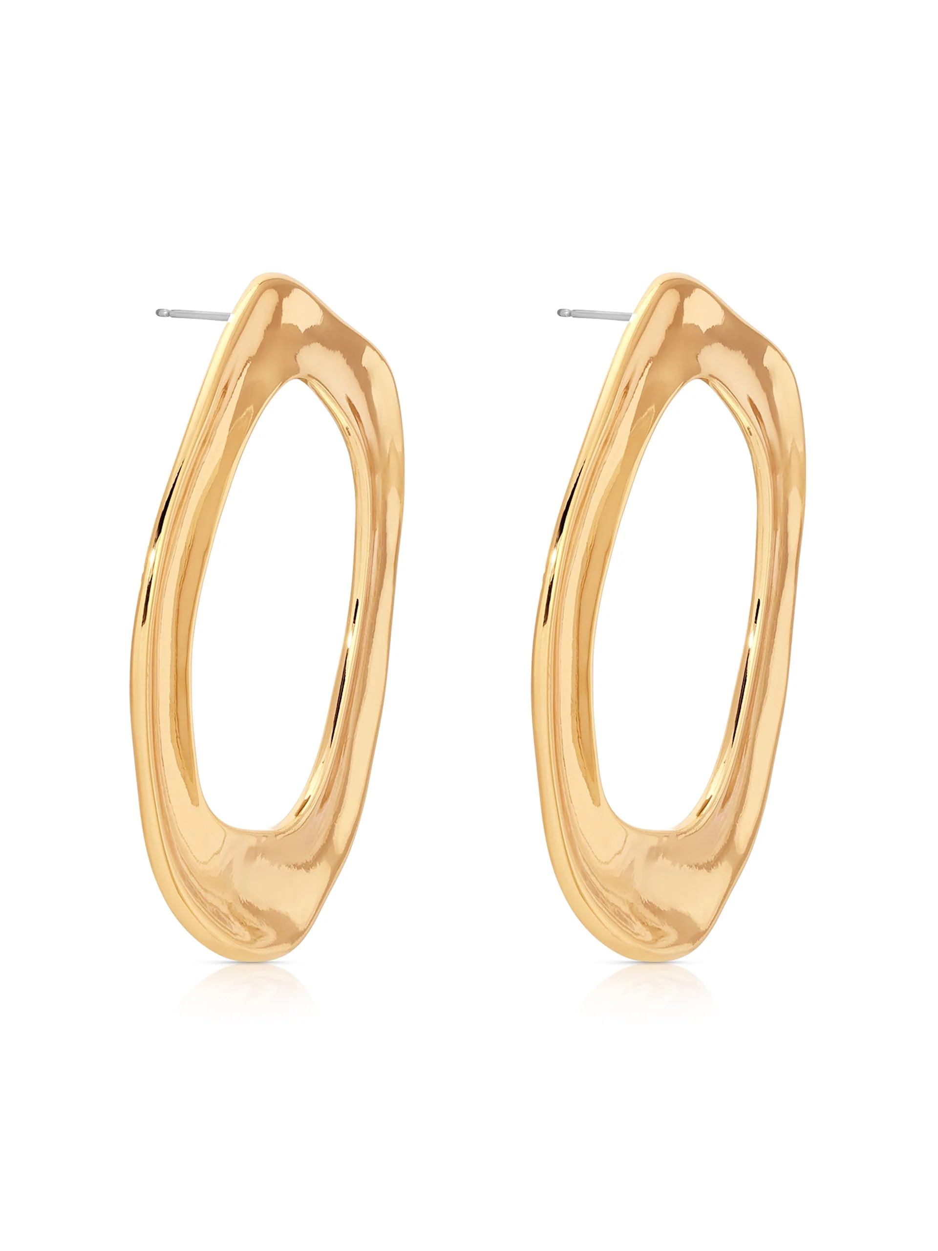 Open Circle Earrings - Image 3