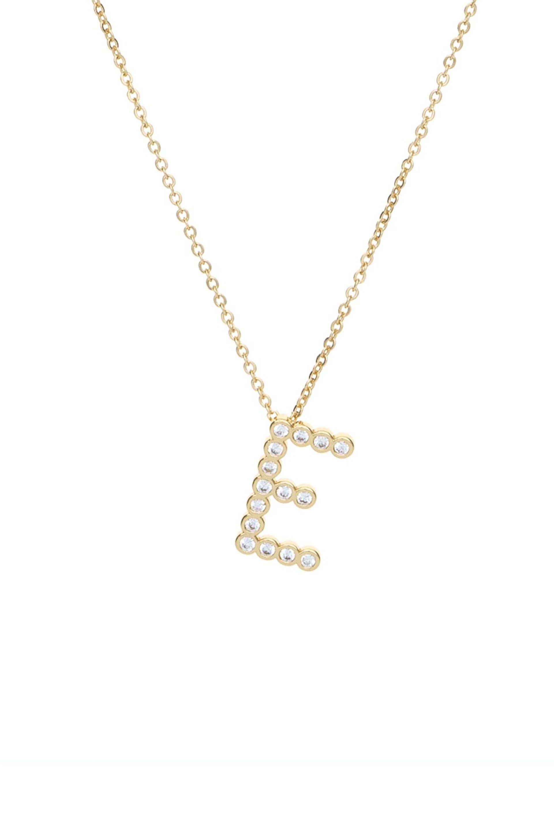 Simple Crystal Initial Necklace - Image 10