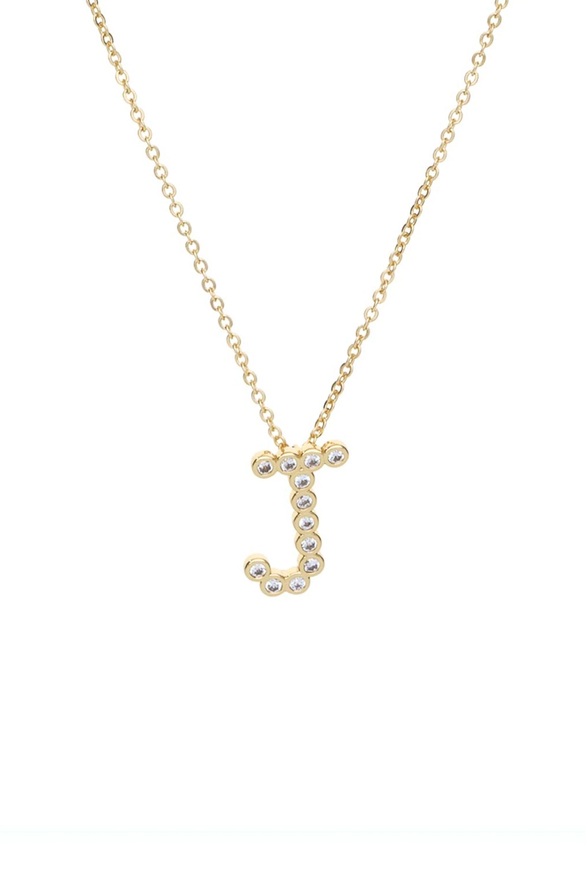 Simple Crystal Initial Necklace - Image 15