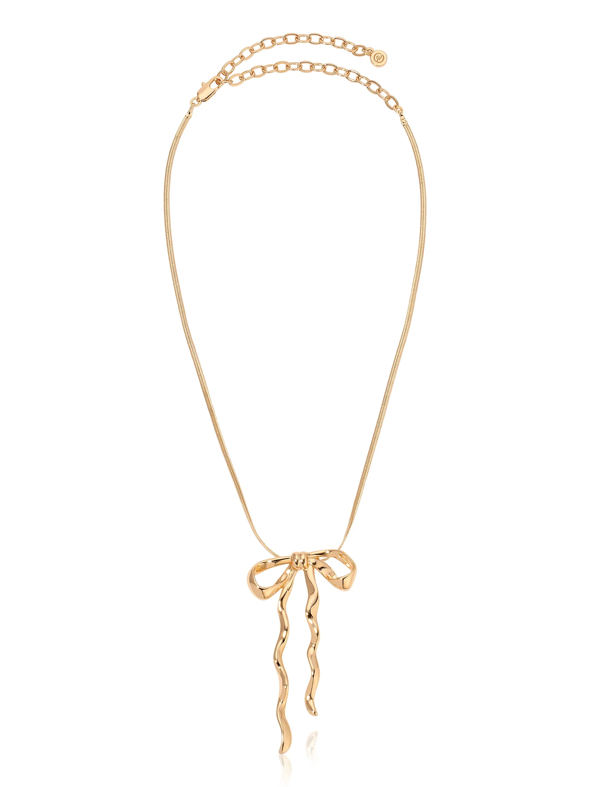 Bow Organica Pendant Necklace - Image 3