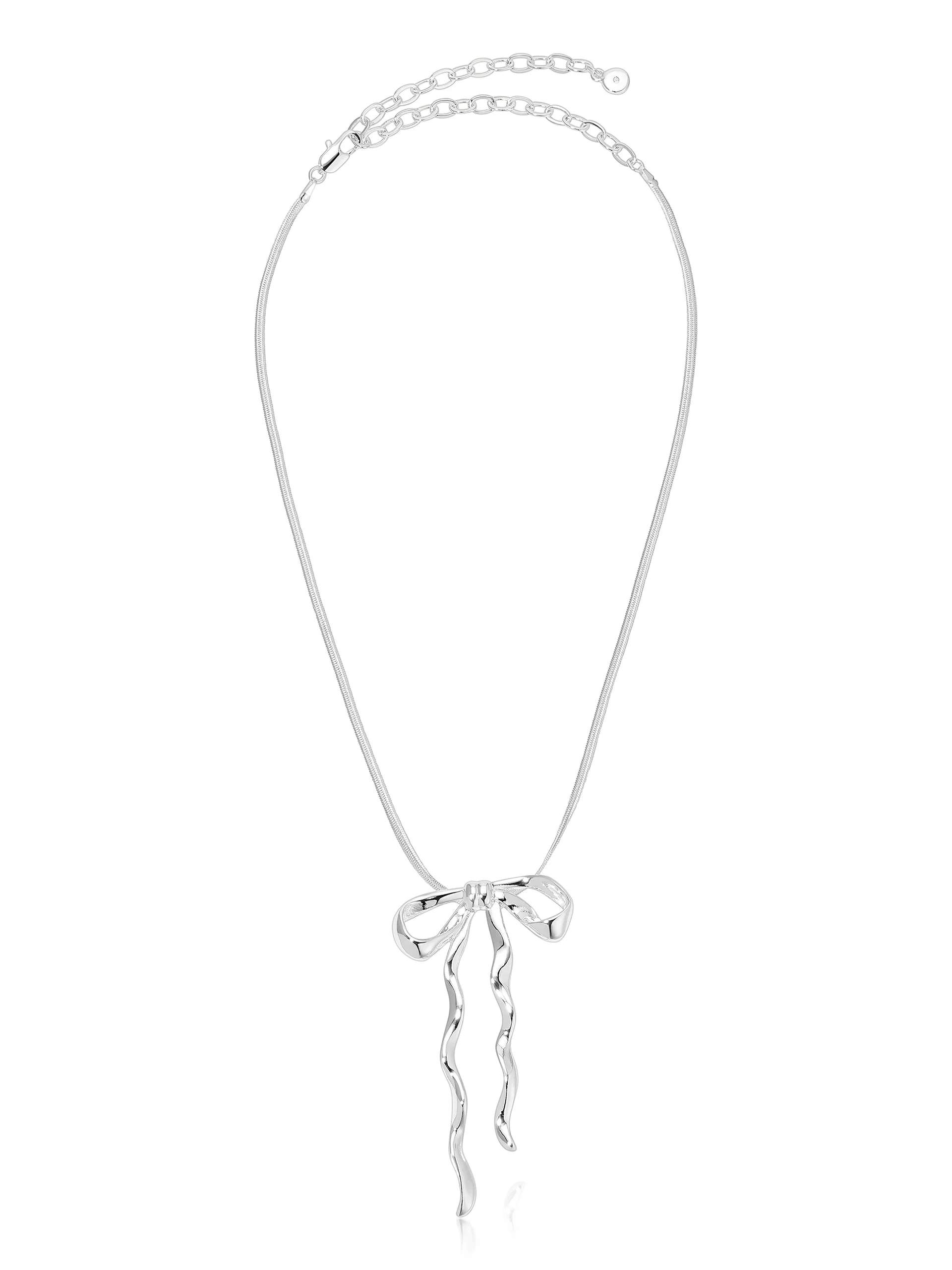 Bow Organica Pendant Necklace - Image 5