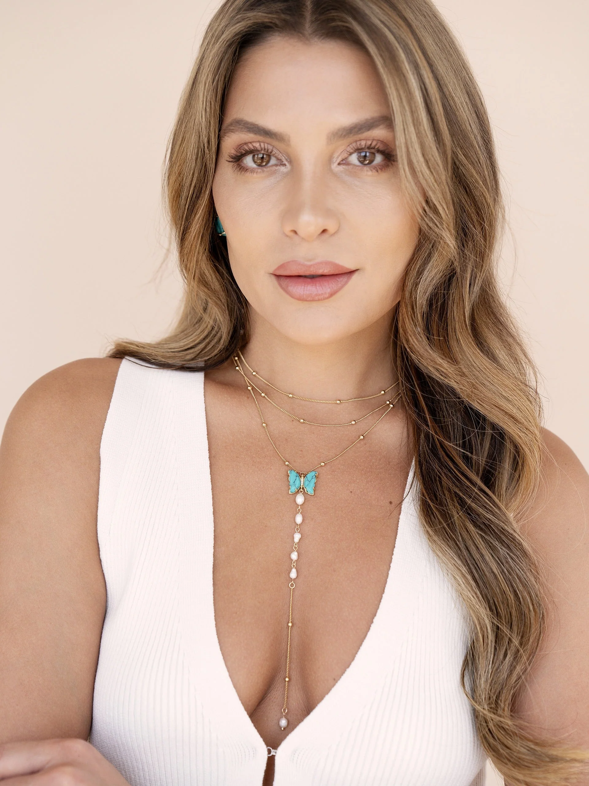 Turquoise Butterfly Lariat - Image 6