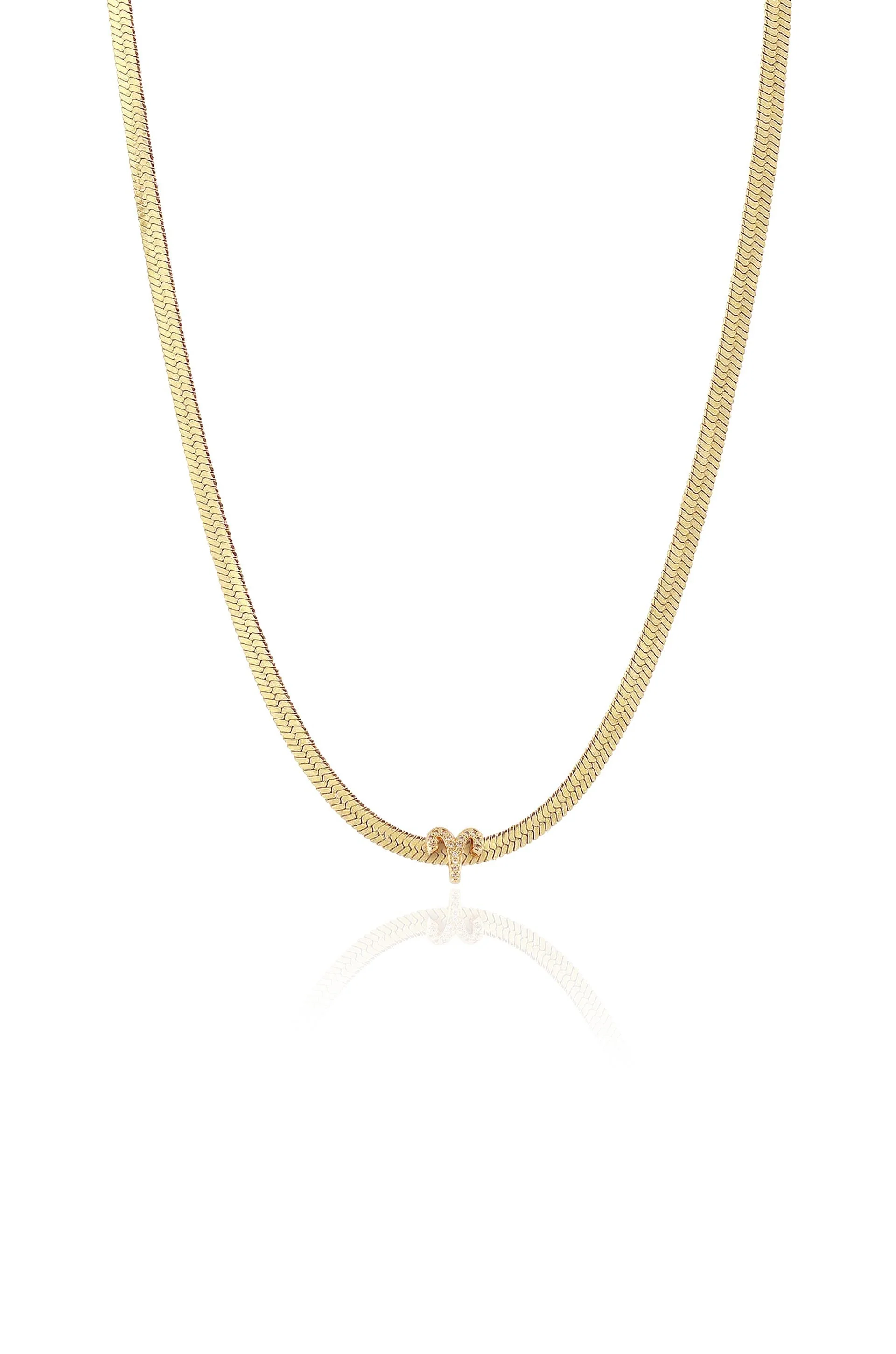 Zodiac Herringbone Necklace - Image 5