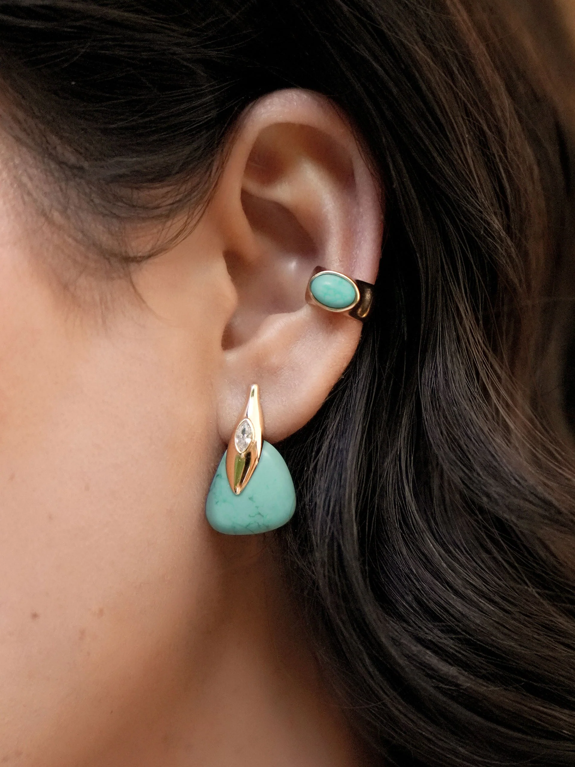 Turquoise Solstice Ear Cuff - Image 3