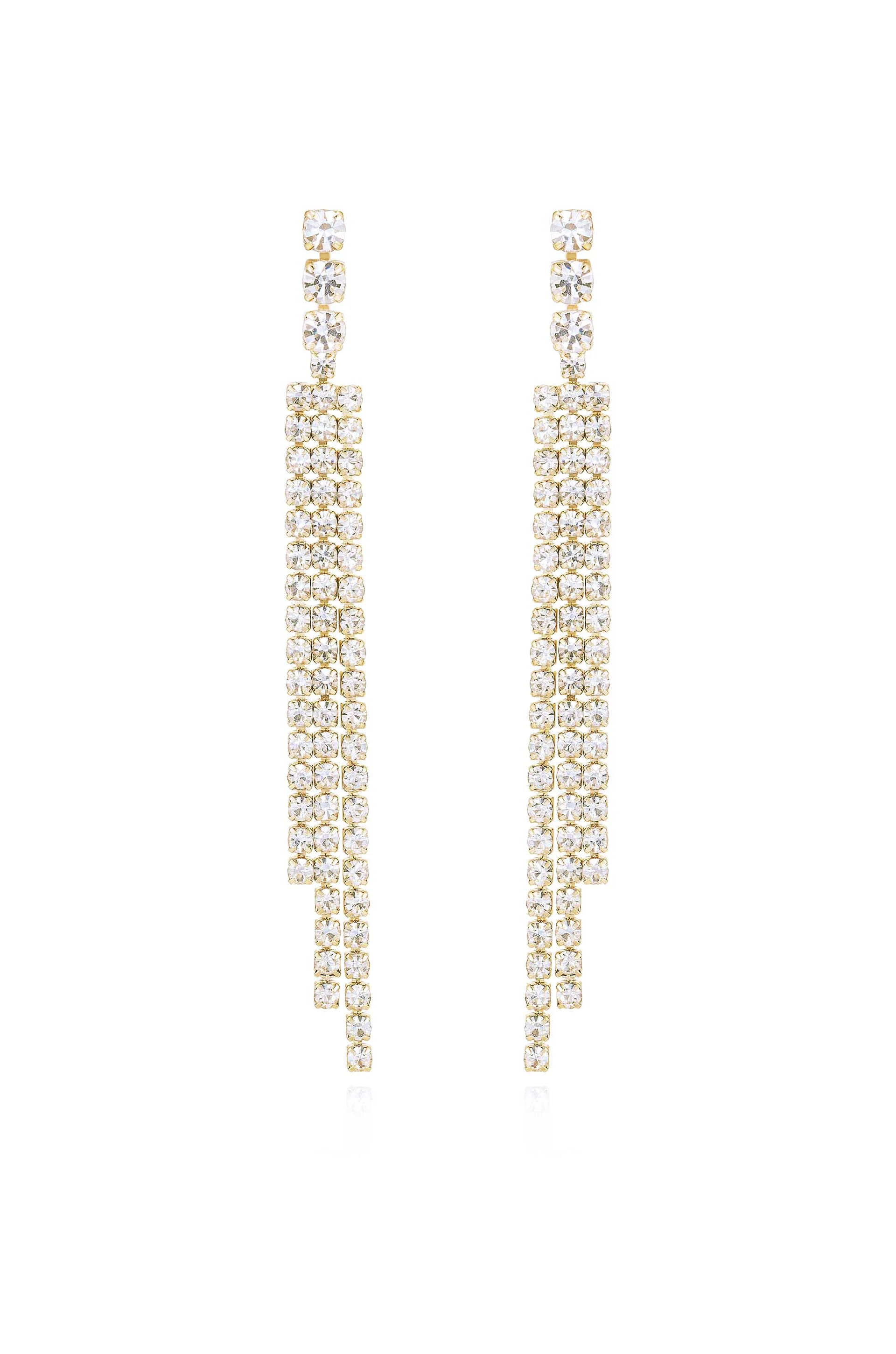 The Moment Crystal Dangle Earrings - Image 2