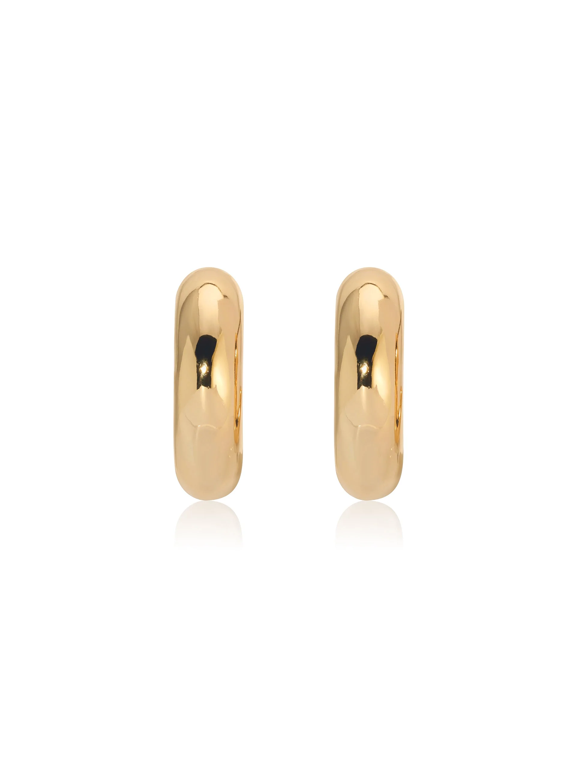 Mini Thick Classic Hoops - Image 3